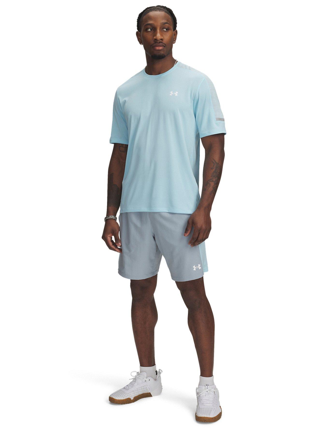  image of under-armour-mens-training-tech-utility-shorts-blue