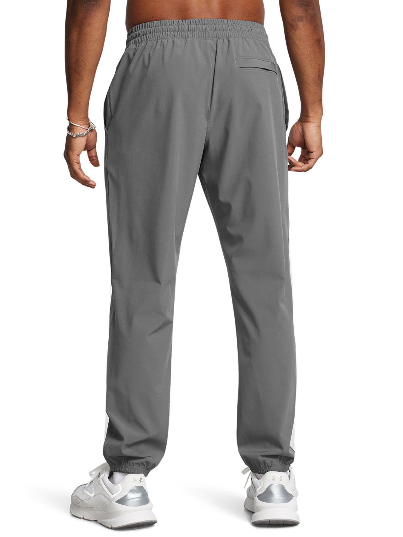 stillFront image of under-armour-mens-training-woven-joggers-grey