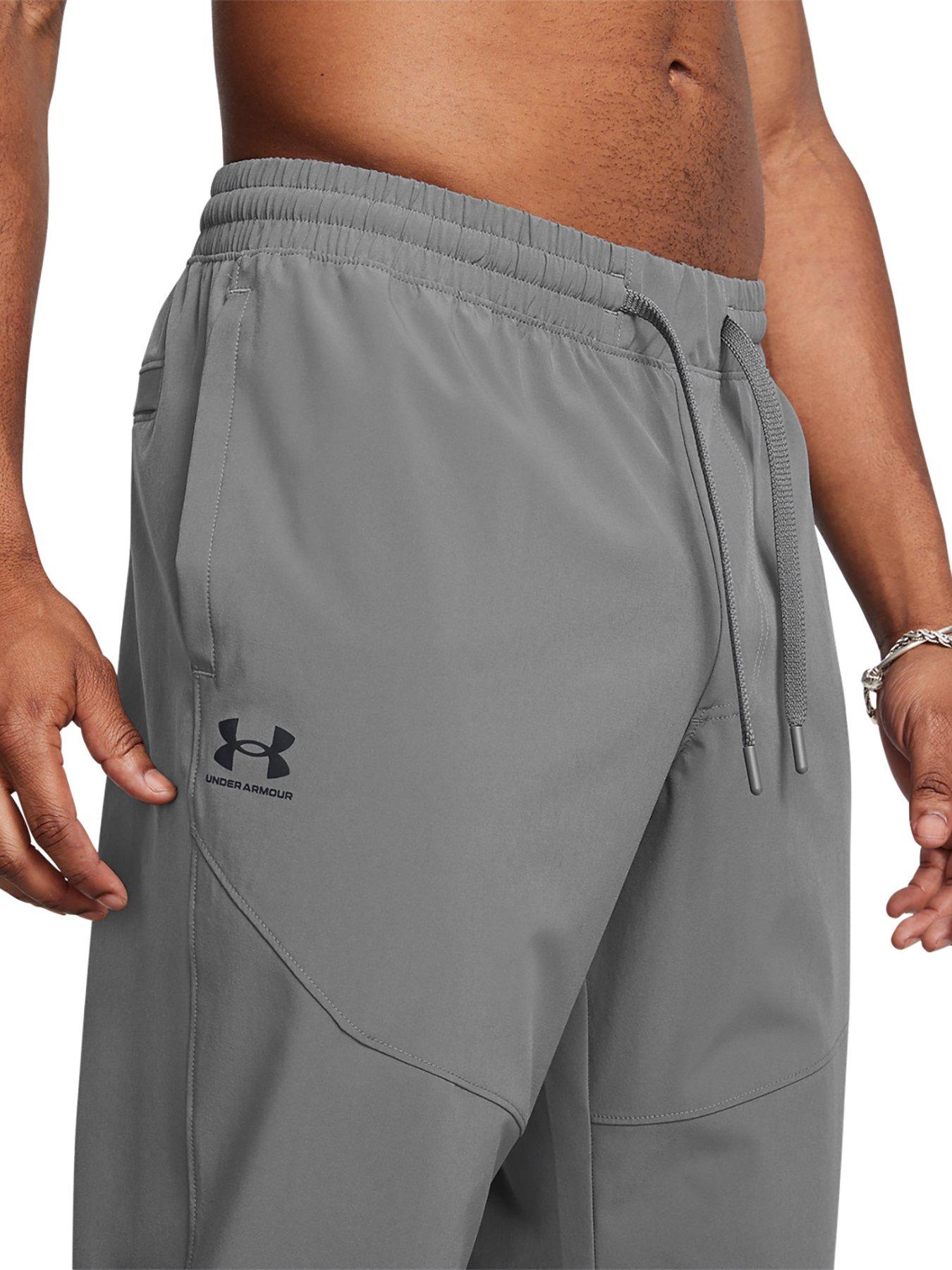  image of under-armour-mens-training-woven-joggers-grey