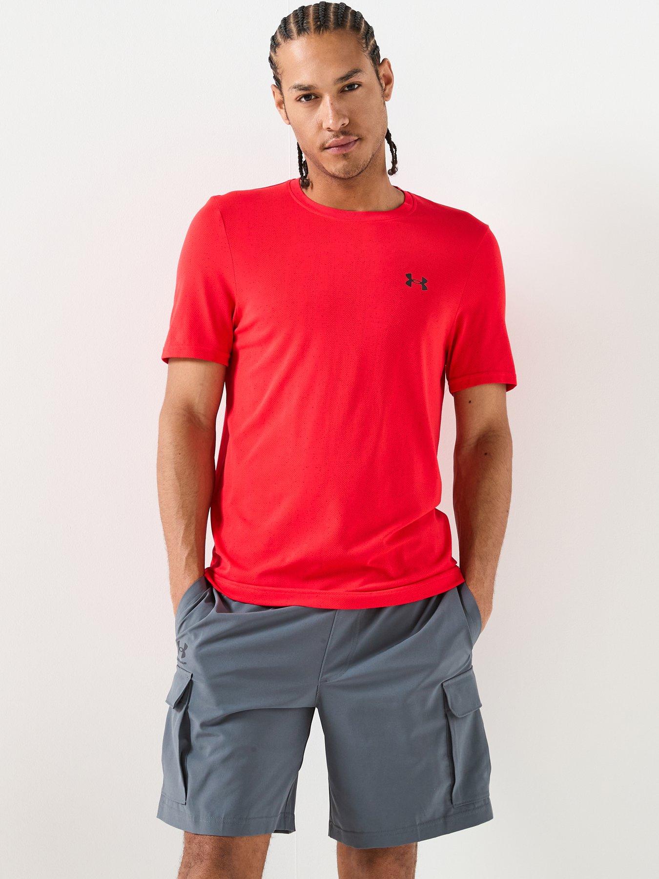  image of under-armour-mens-training-woven-cargo-shorts-grey