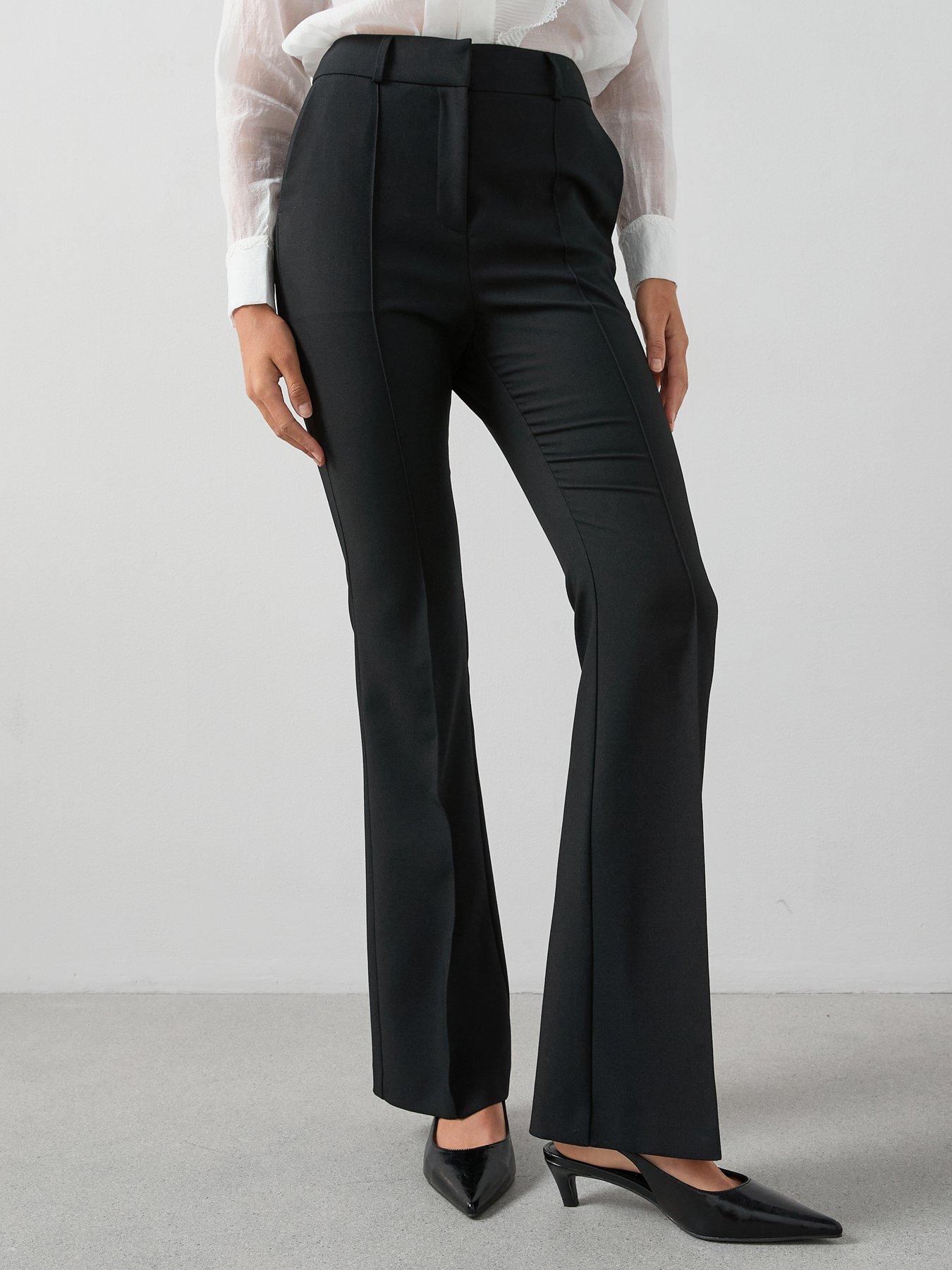 undefined Kickflare Trousers - Black