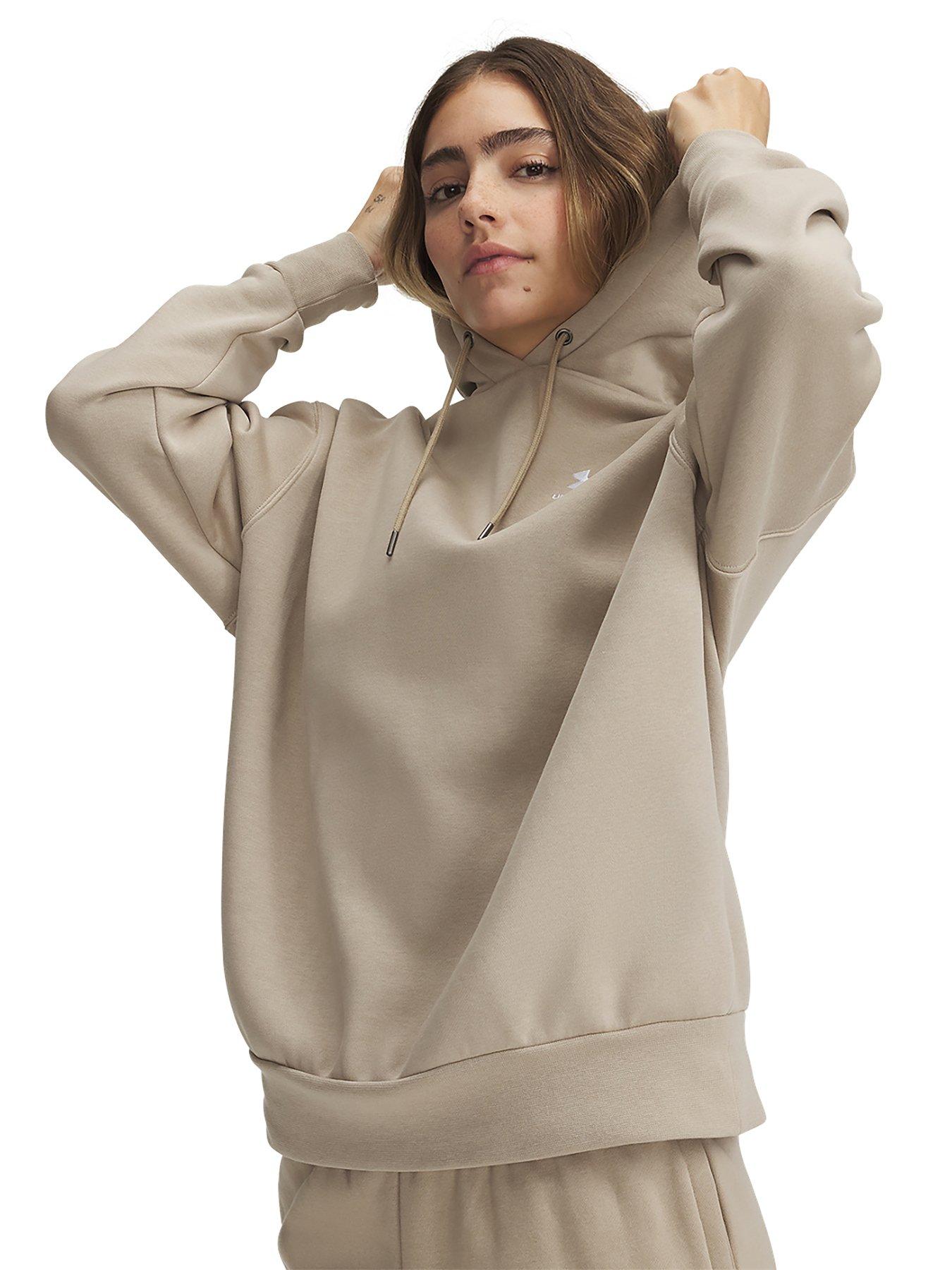 under-armour-womens-icon-fleece-hoodie-brown
