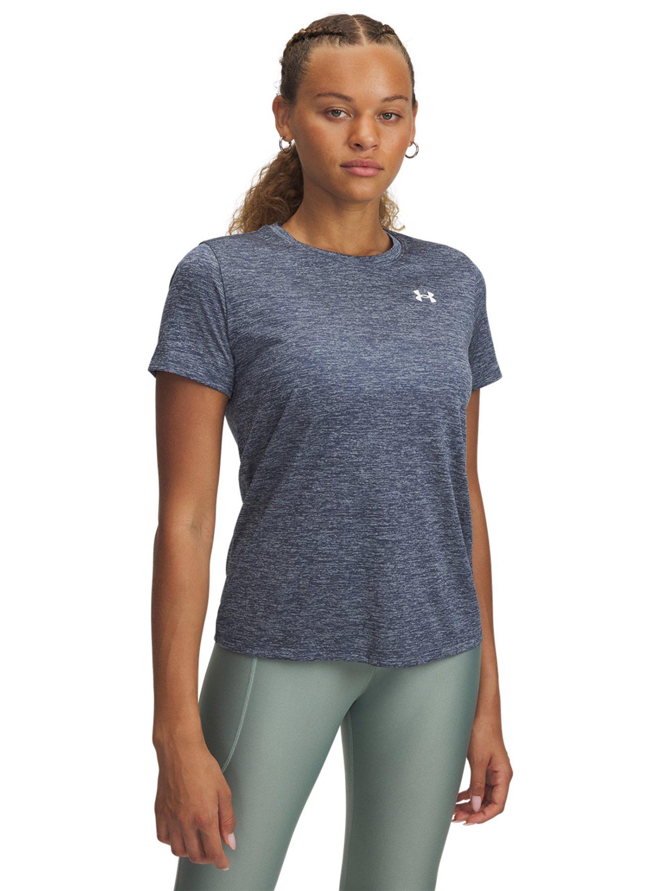  image of under-armour-womens-training-tech-short-sleeve-tee-grey