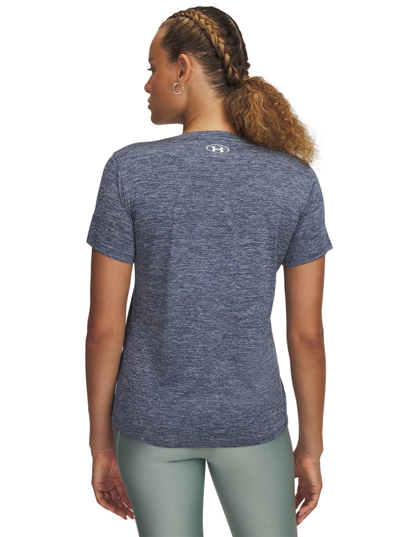  image of under-armour-womens-training-tech-short-sleeve-tee-grey