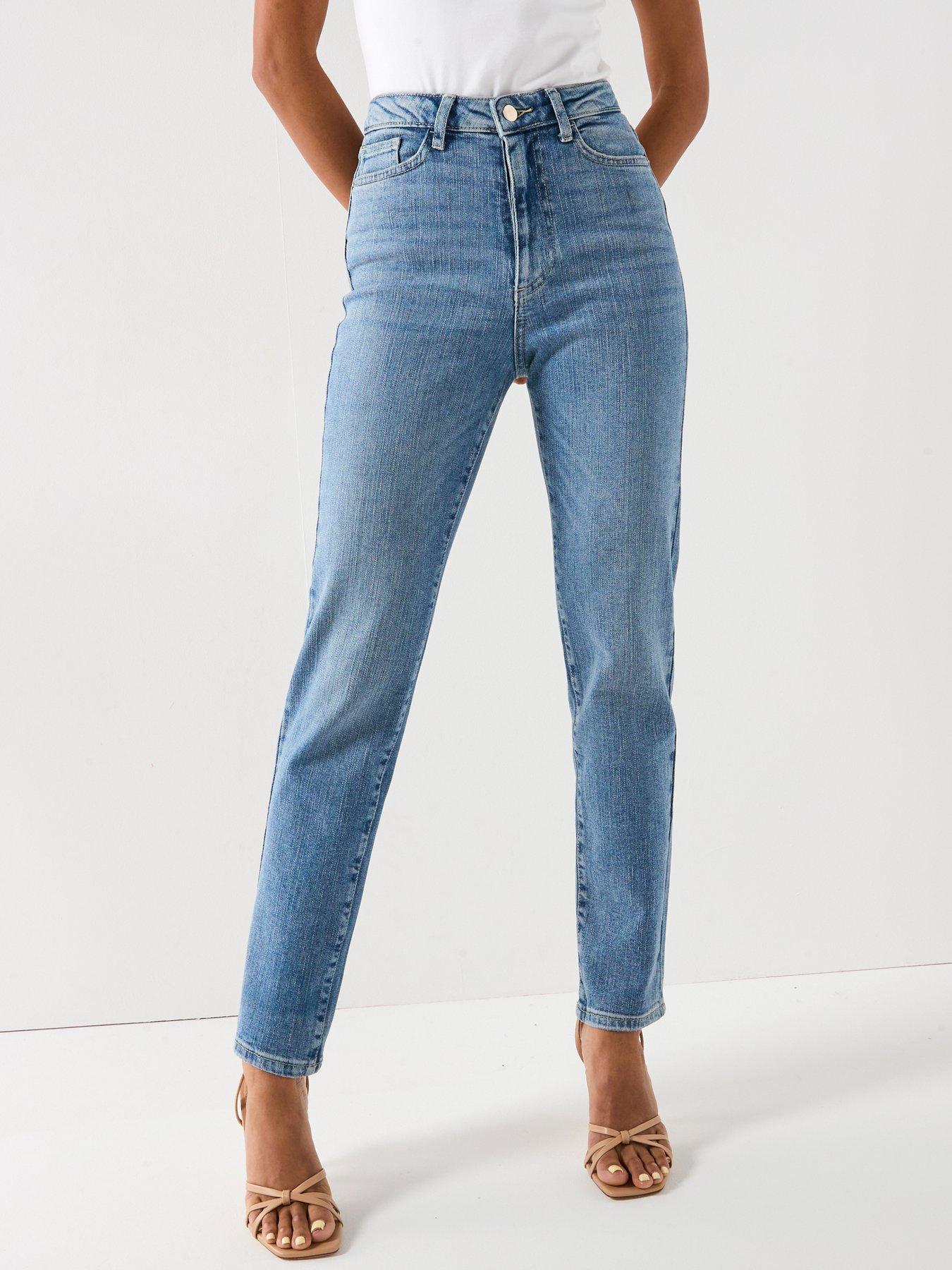 undefined Issie Slim Leg Jeans - Mid Wash