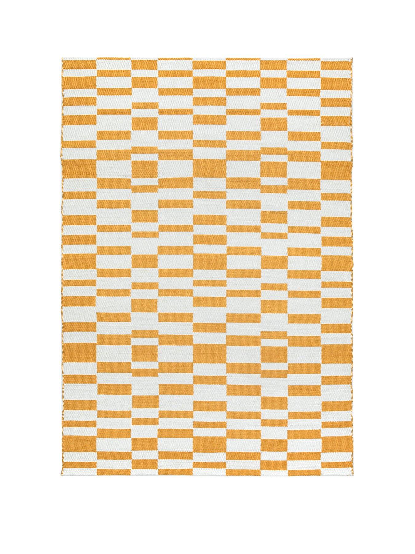  image of gallery-kingston-jacquard-rug-mustard-1200x1800mm