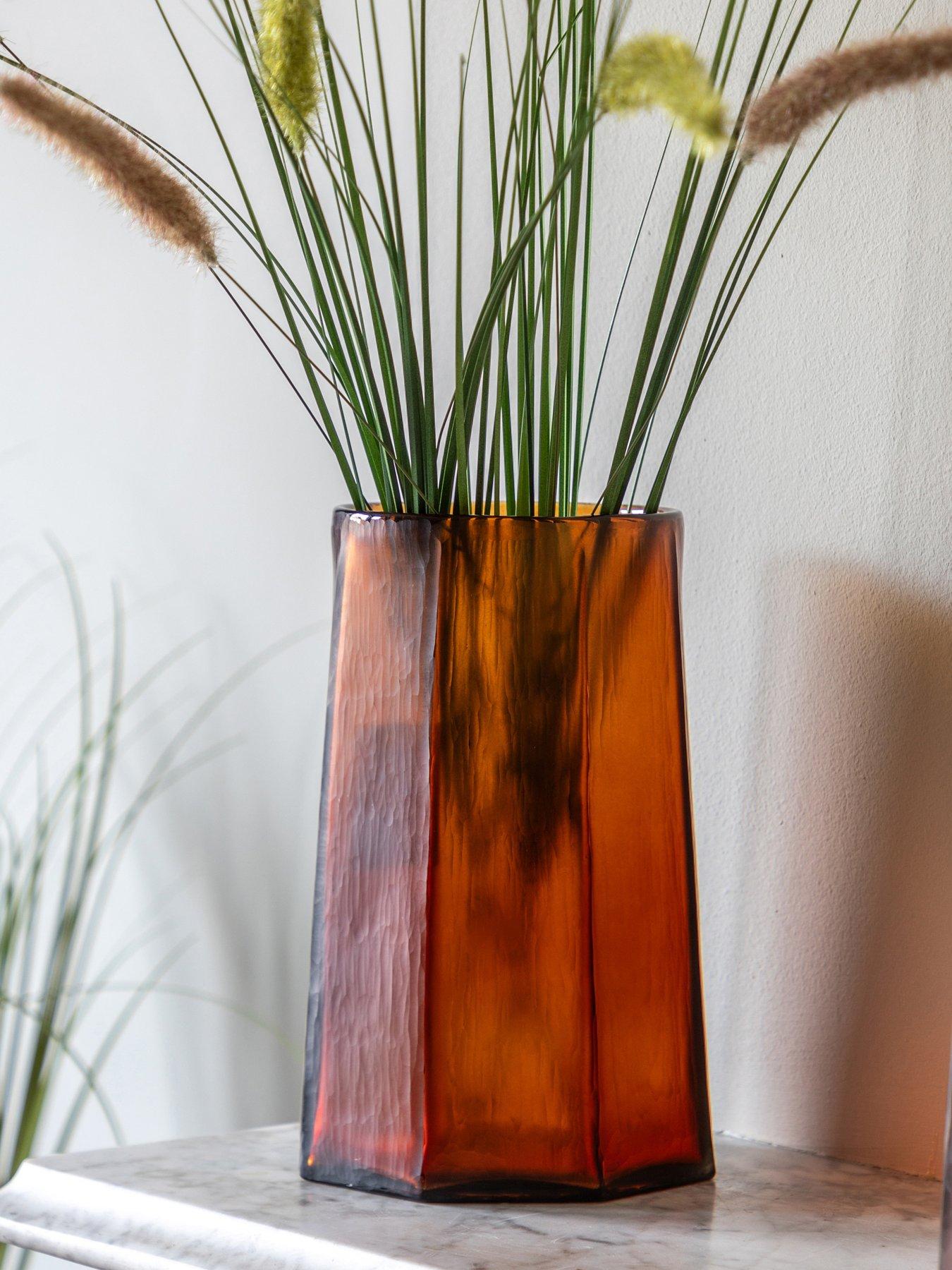  image of gallery-faceted-tall-hurricane-amber
