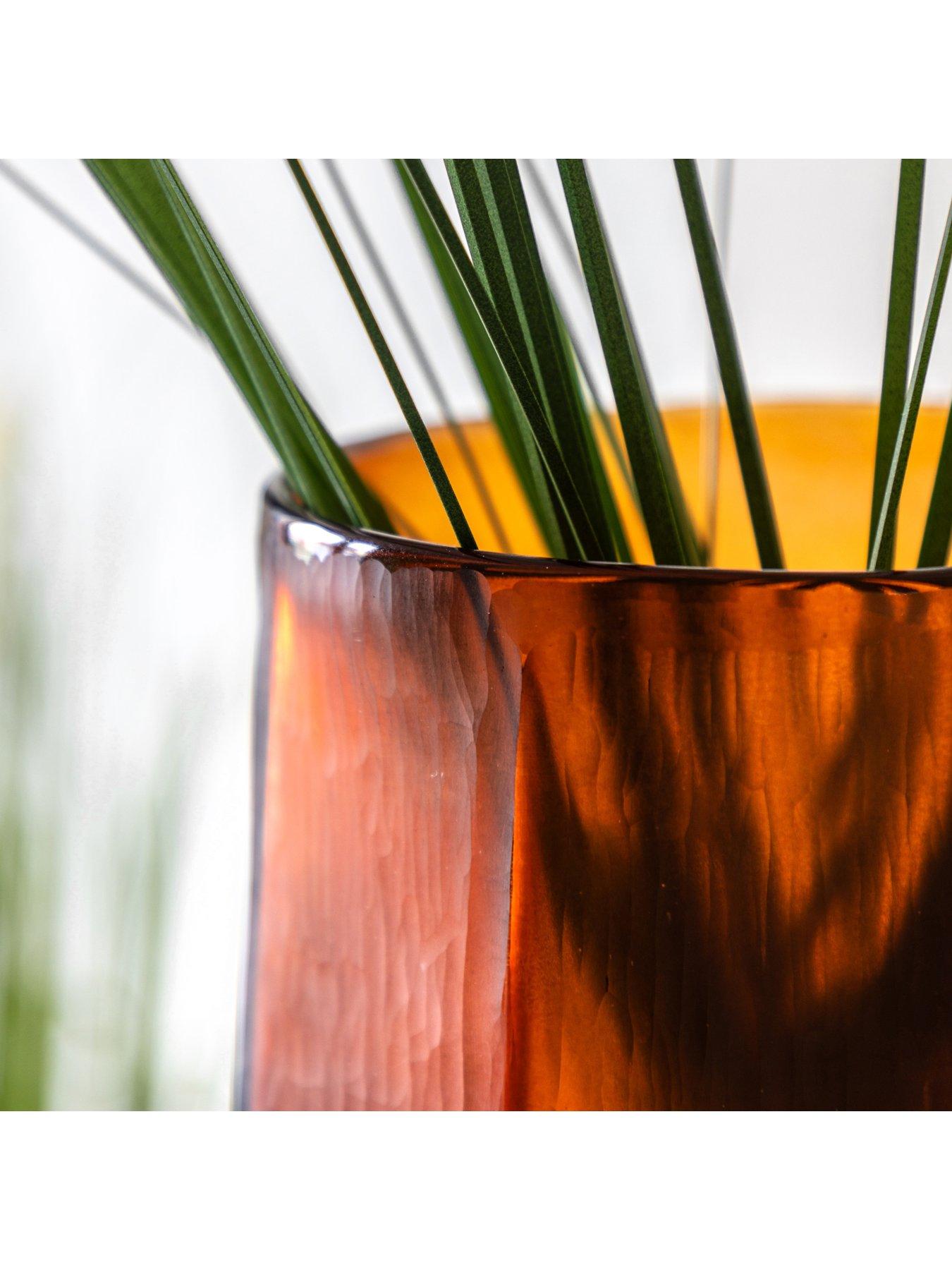  image of gallery-faceted-tall-hurricane-amber
