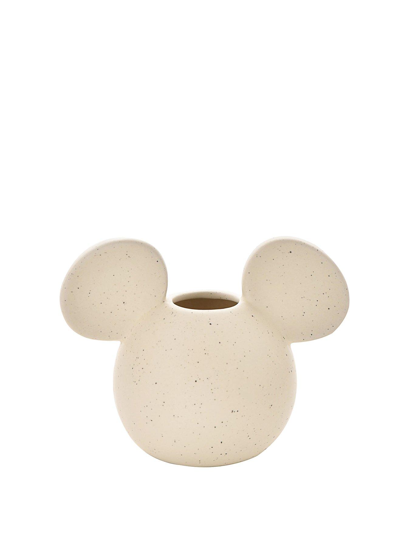  image of disney-mickey-head-vase-natural-speckle