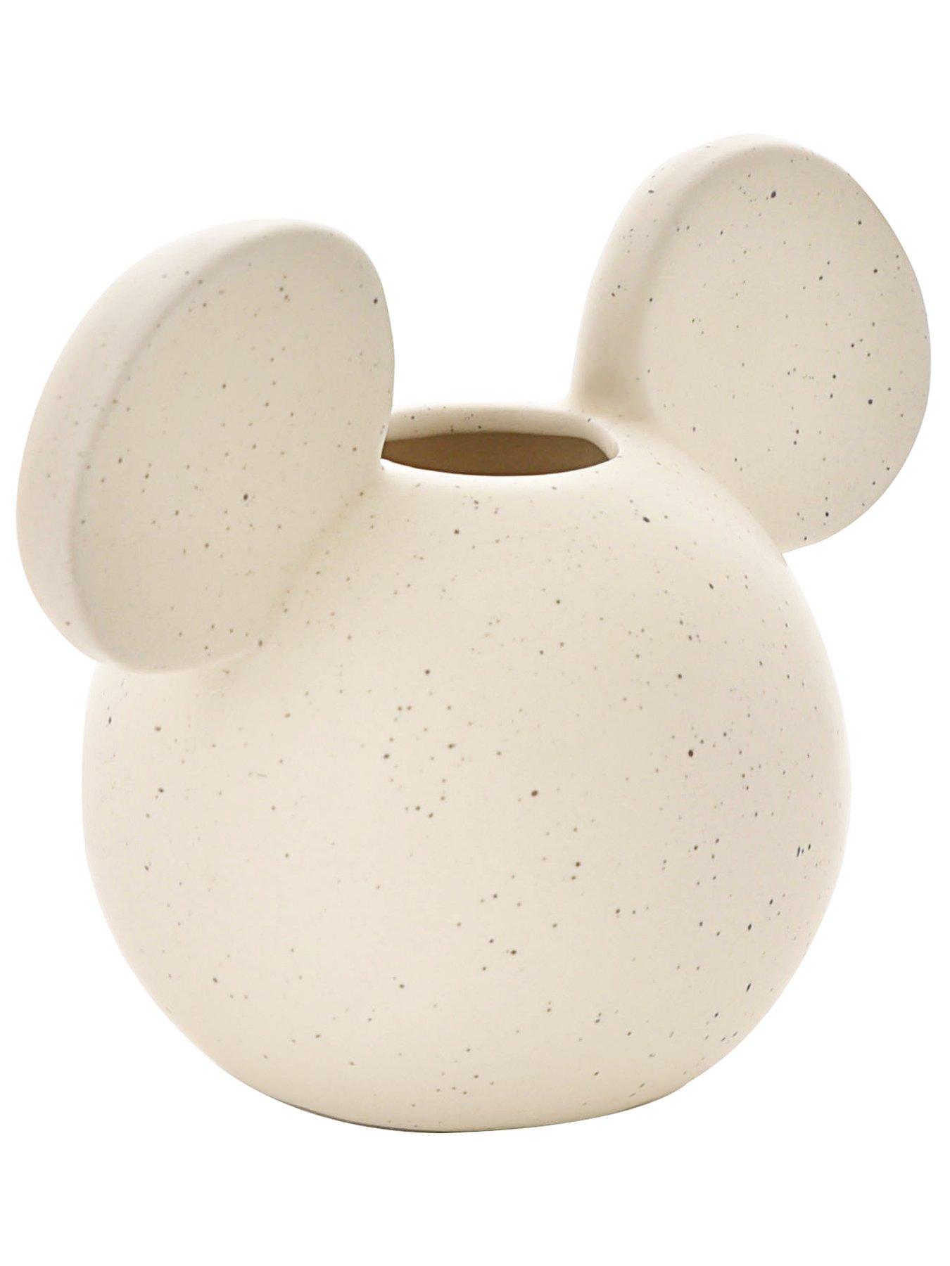  image of disney-mickey-head-vase-natural-speckle