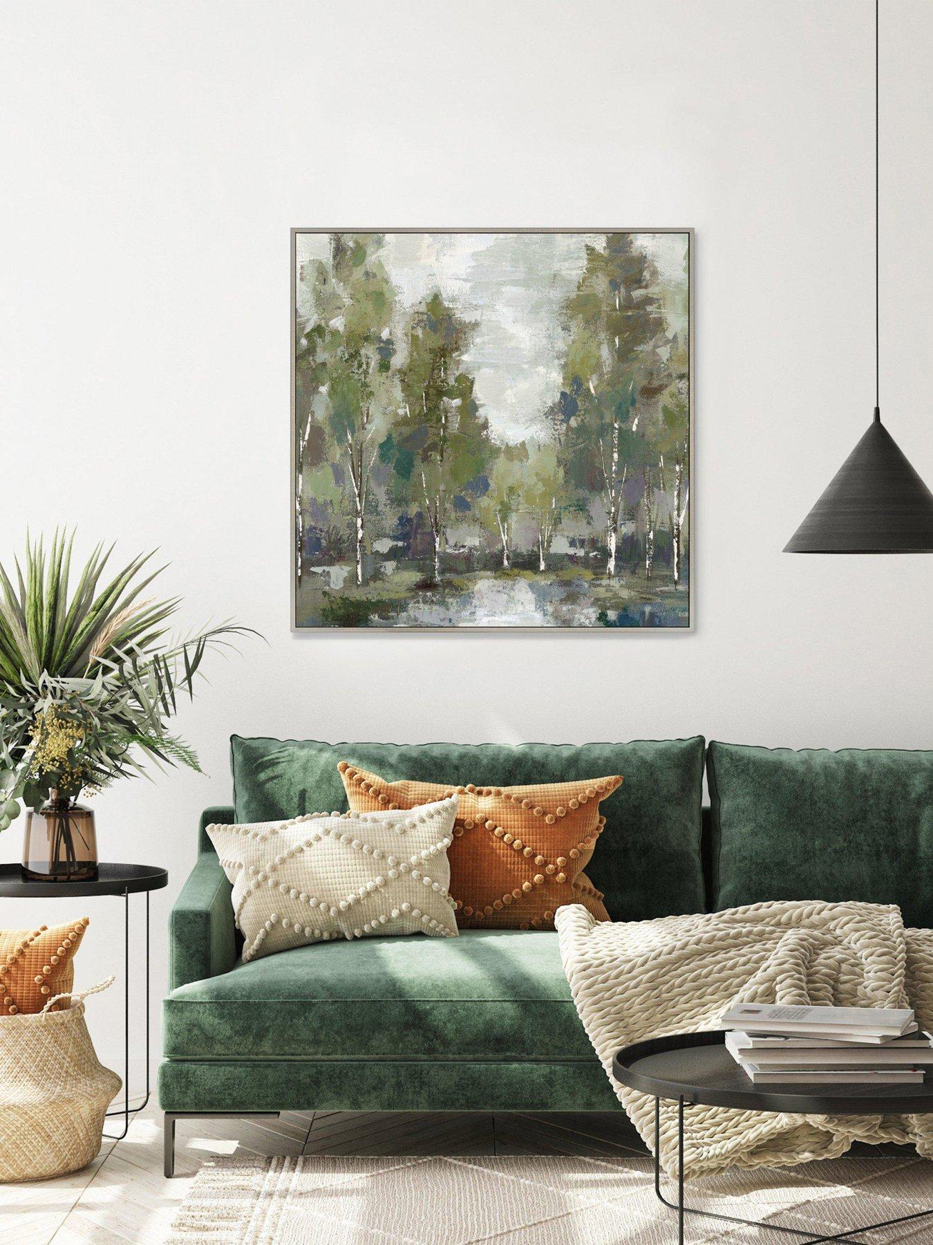 undefined At Dawn Framed Canvas Wall Art