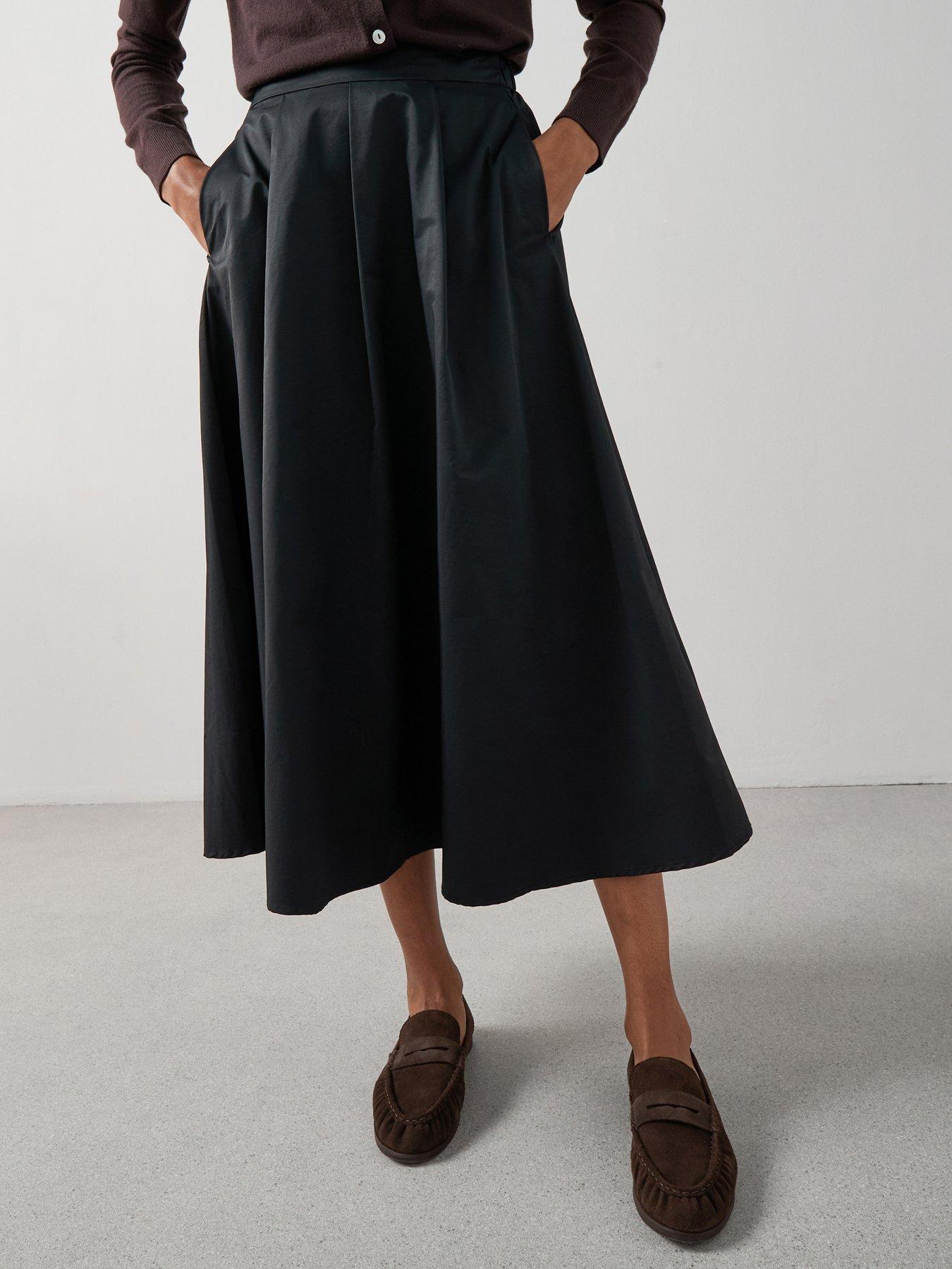 undefined Midi Prom Skirt - Black