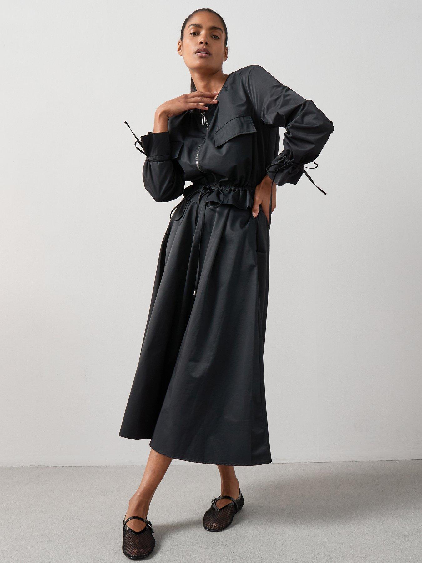 Image 3 of 6 of The Very Collection Midi Prom Skirt - Black