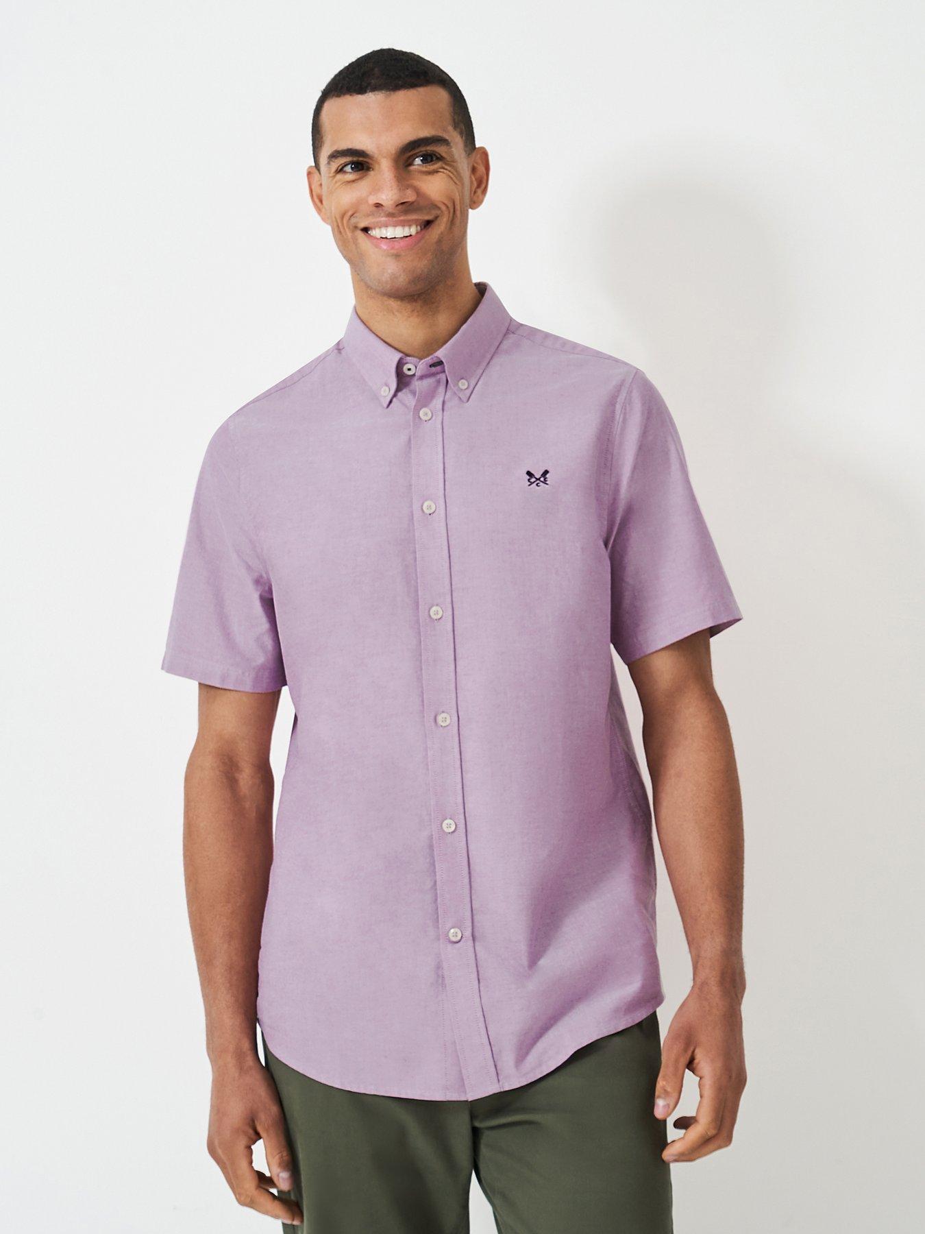 crew-clothing-short-sleeve-cotton-oxford-shirt-pink