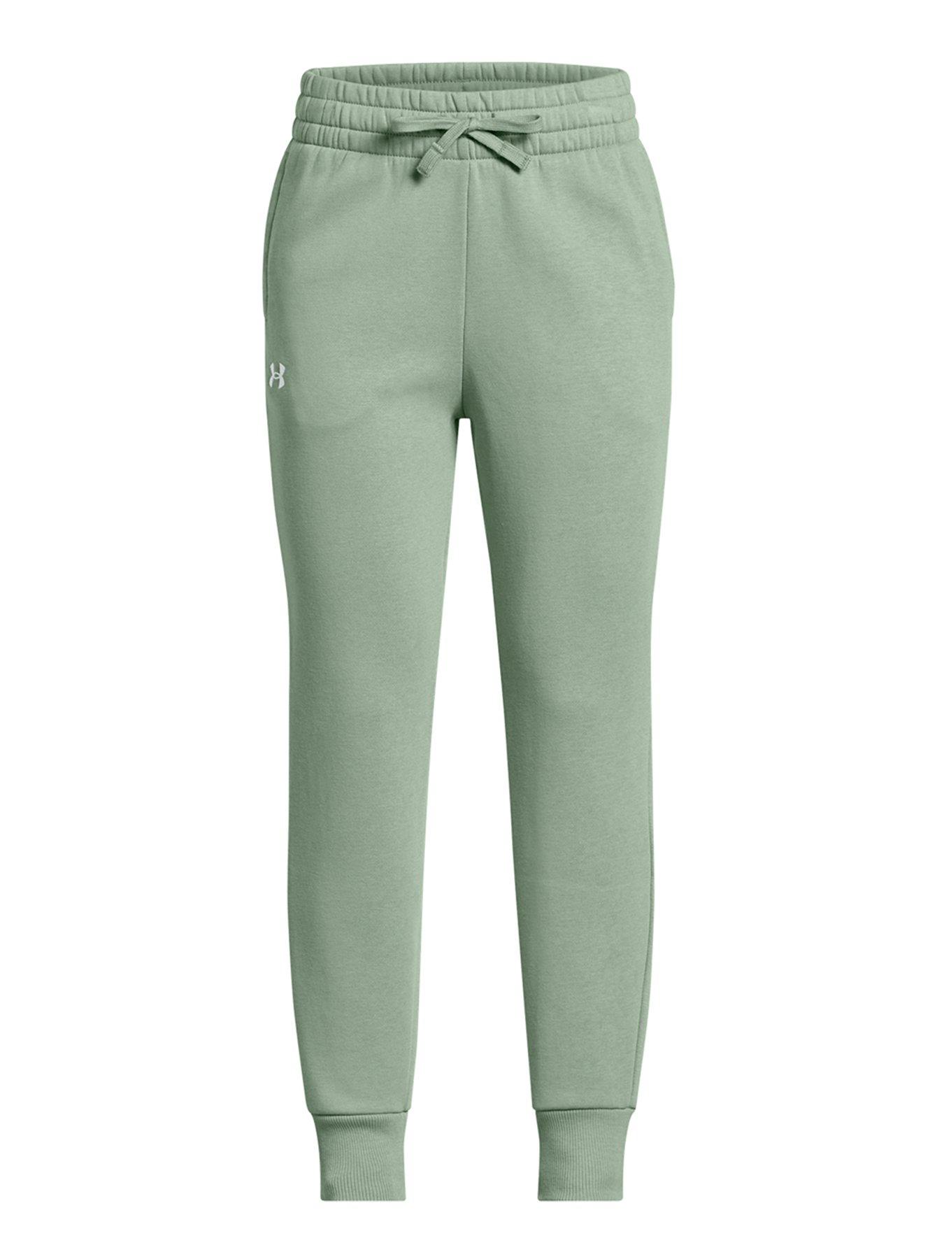 under-armour-girls-rival-fleece-joggers-green
