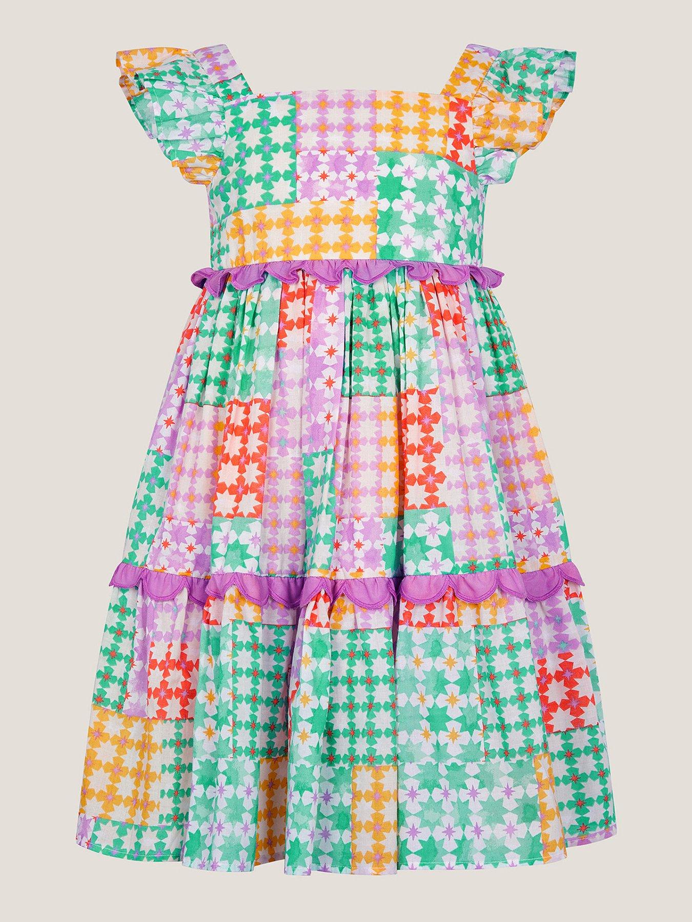 monsoon-girls-star-dress-multi