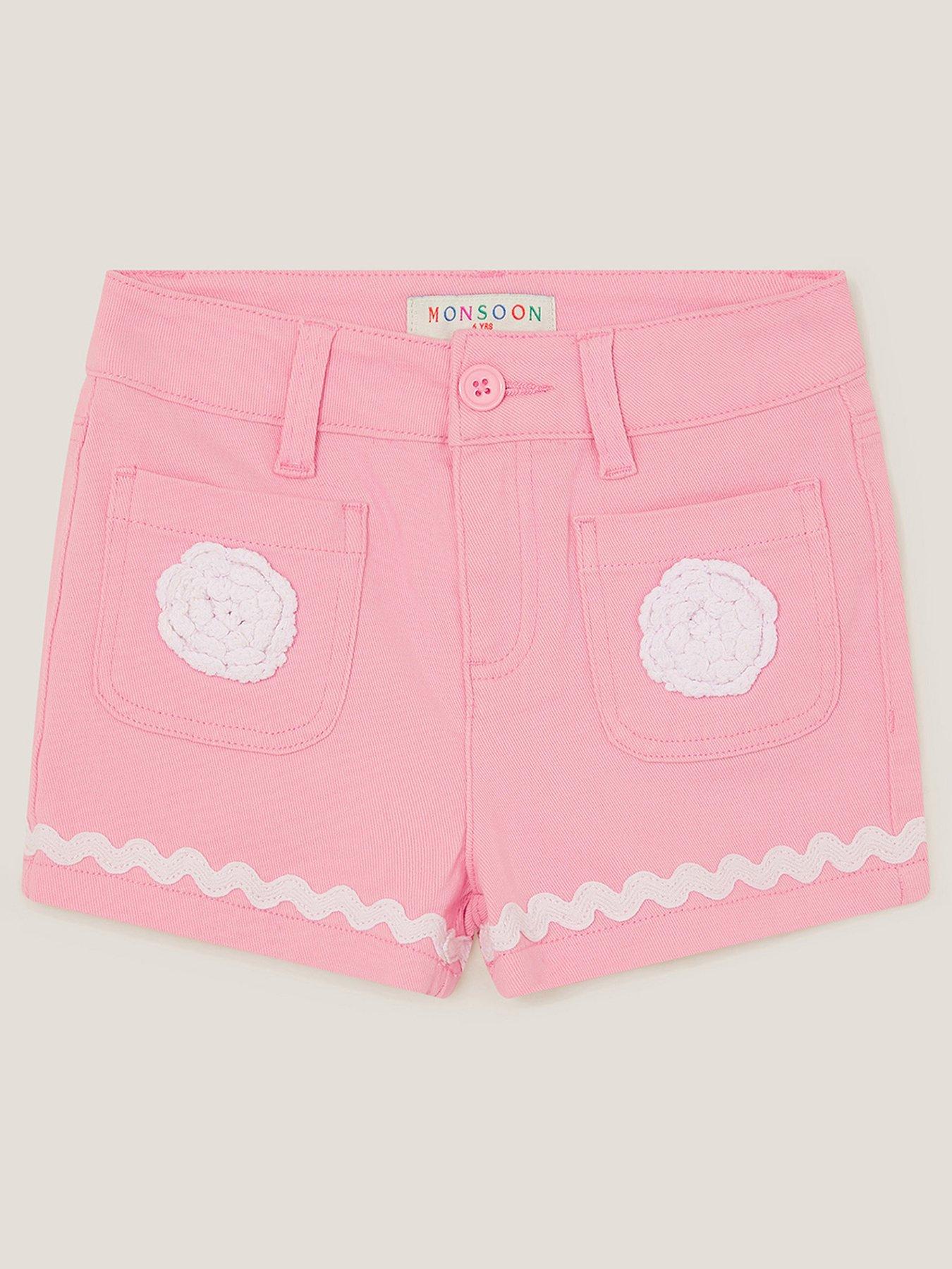 monsoon-girls-scalloped-shorts-pink