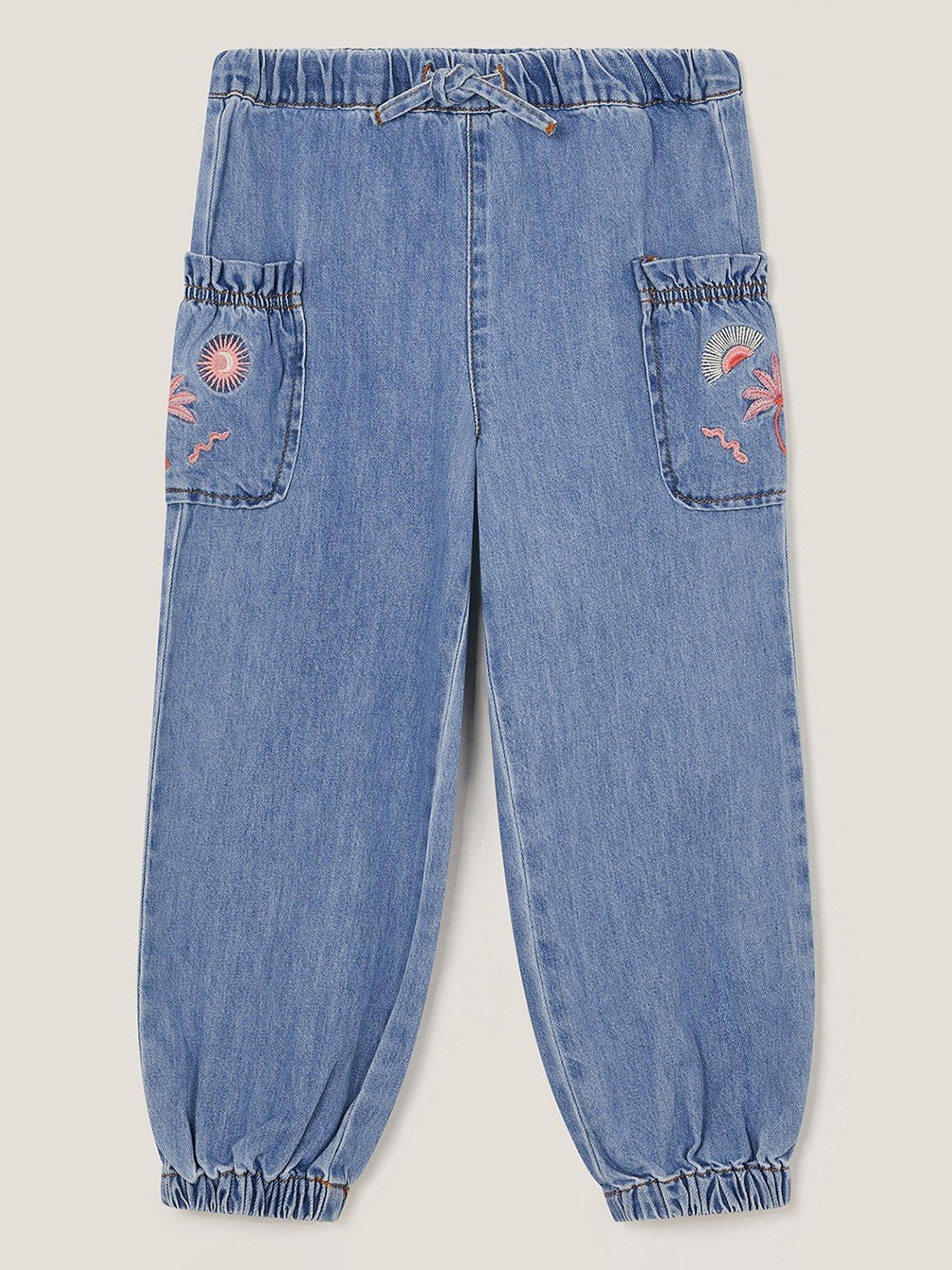 monsoon-girls-denim-cargo-trousers-with-embroidered-pocket-blue