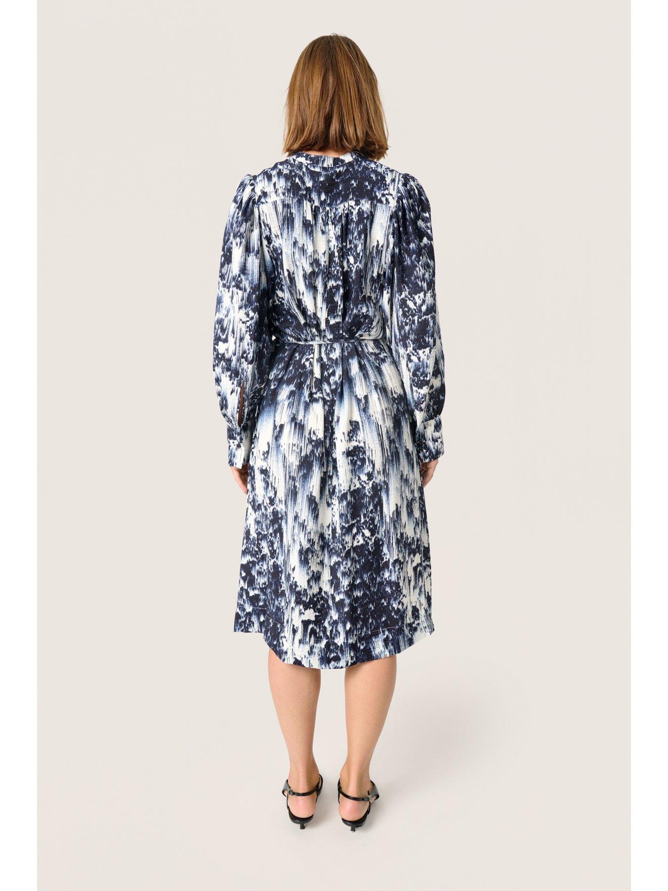  image of soaked-in-luxury-jazzlyn-dress-blue