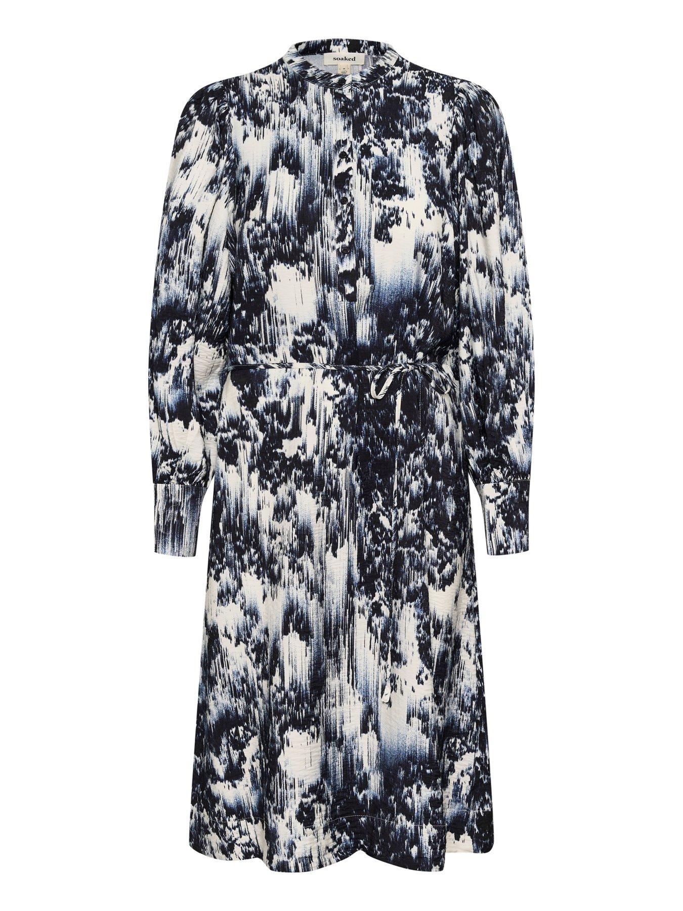  image of soaked-in-luxury-jazzlyn-dress-blue