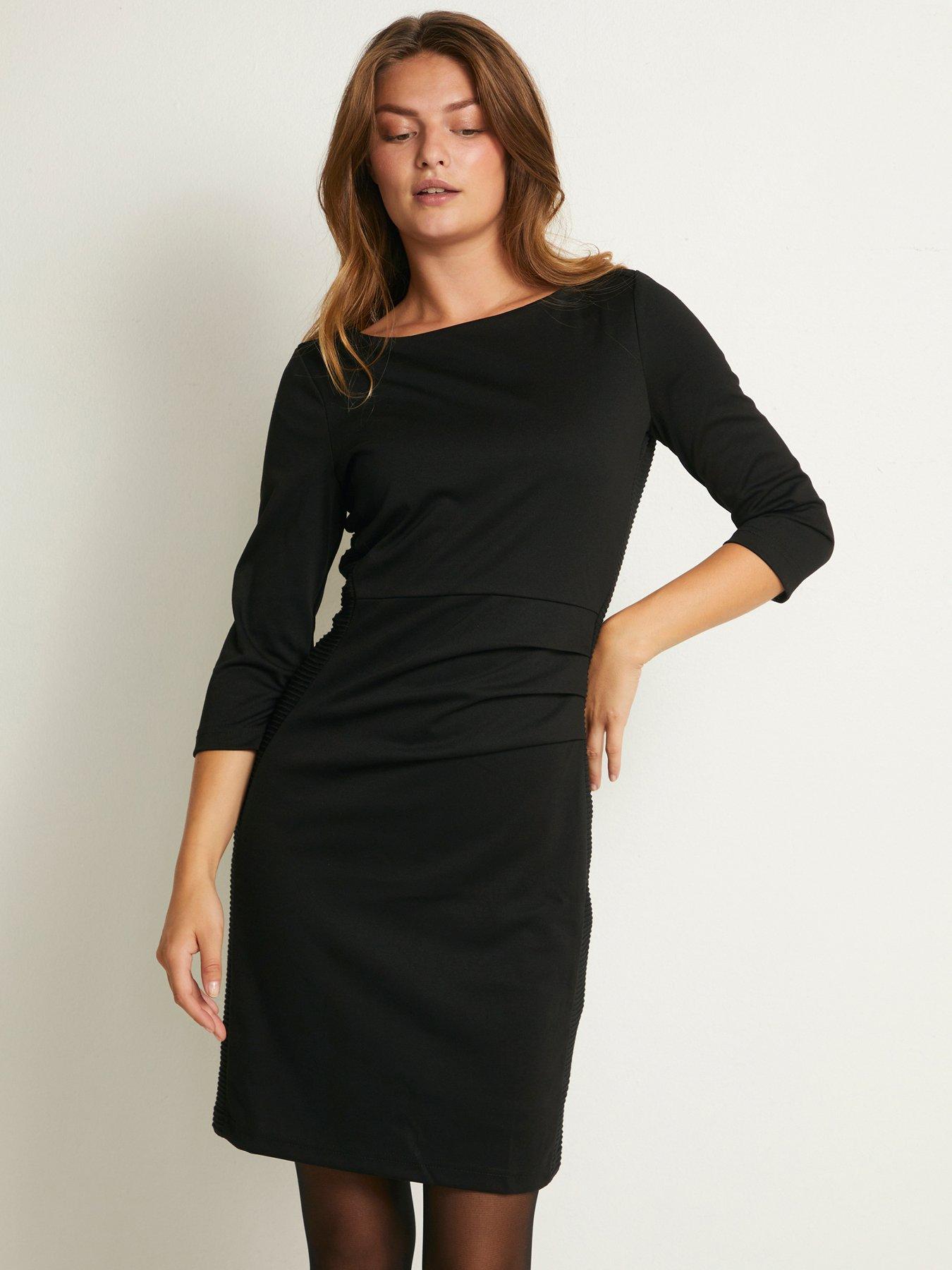 undefined Kasara Long Sleeve Dress - Black