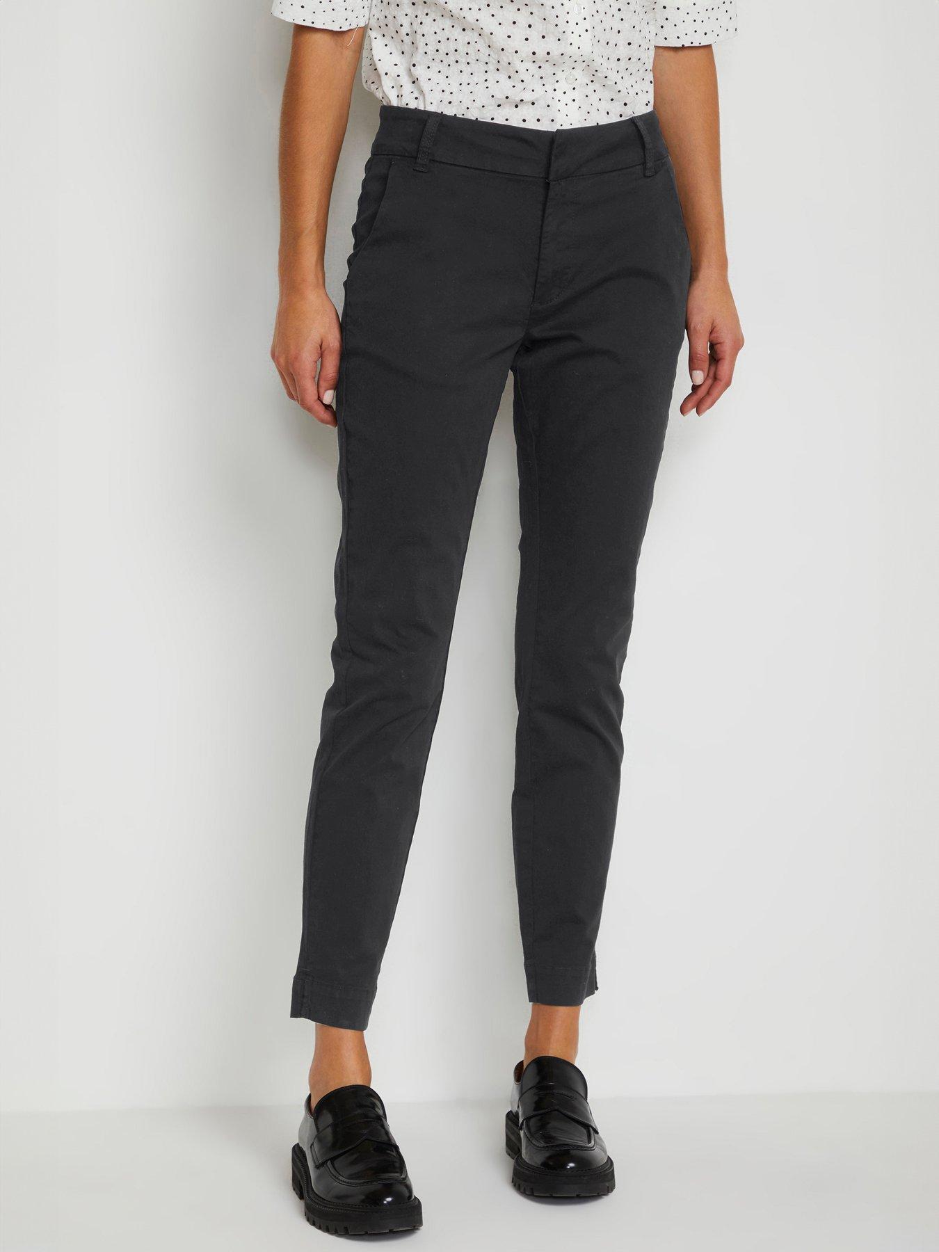 kaffe-mette-cropped-trousers-black