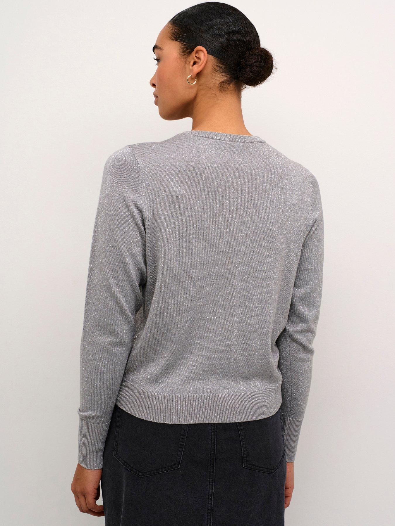  image of kaffe-regina-cardigan-grey