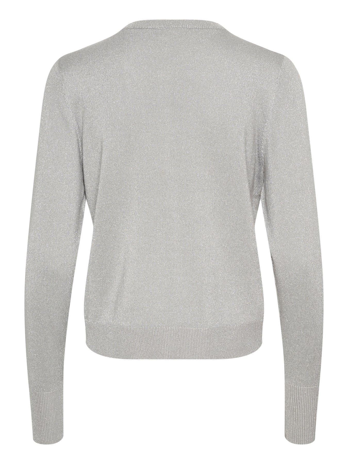  image of kaffe-regina-cardigan-grey