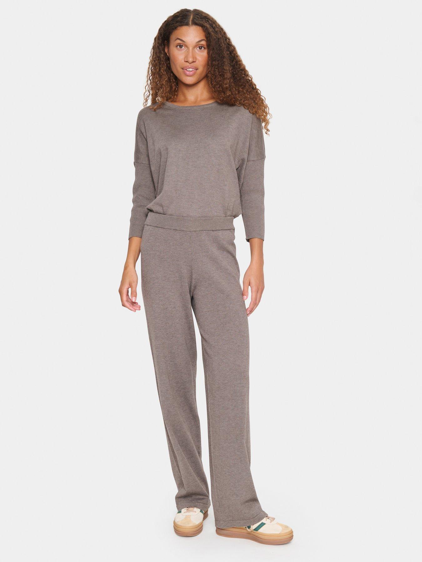Image 3 of 6 of Saint Tropez Mila Trousers - Brown