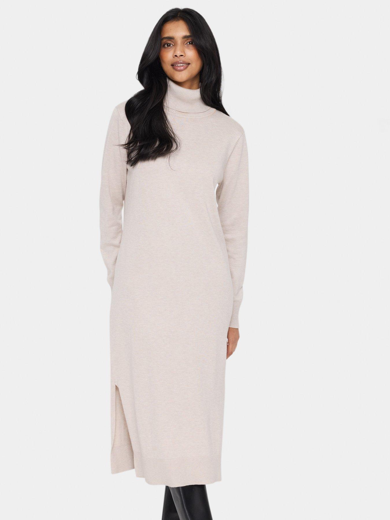 undefined Mila Long Dress - Beige