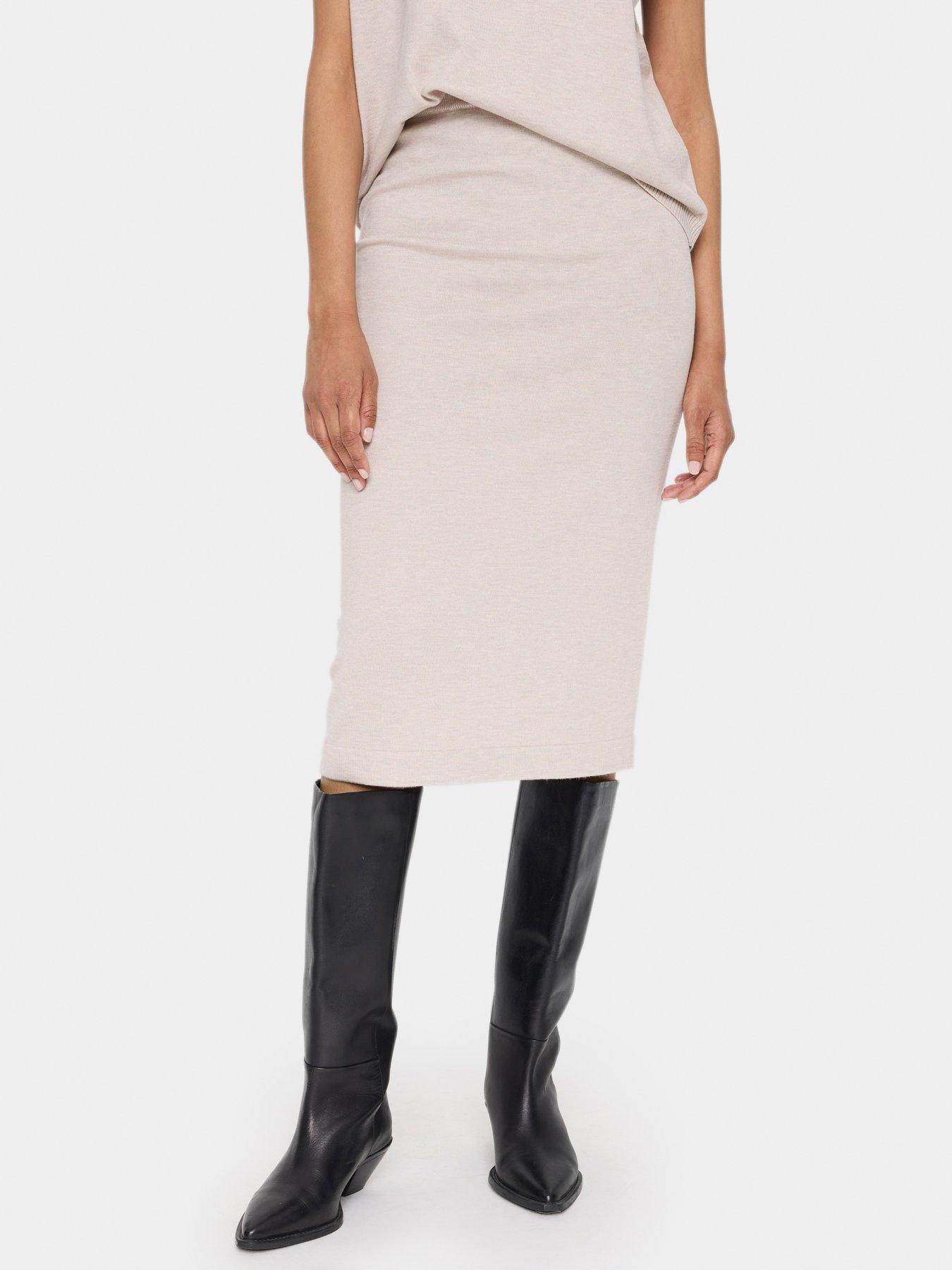 undefined Mila Skirt - Beige