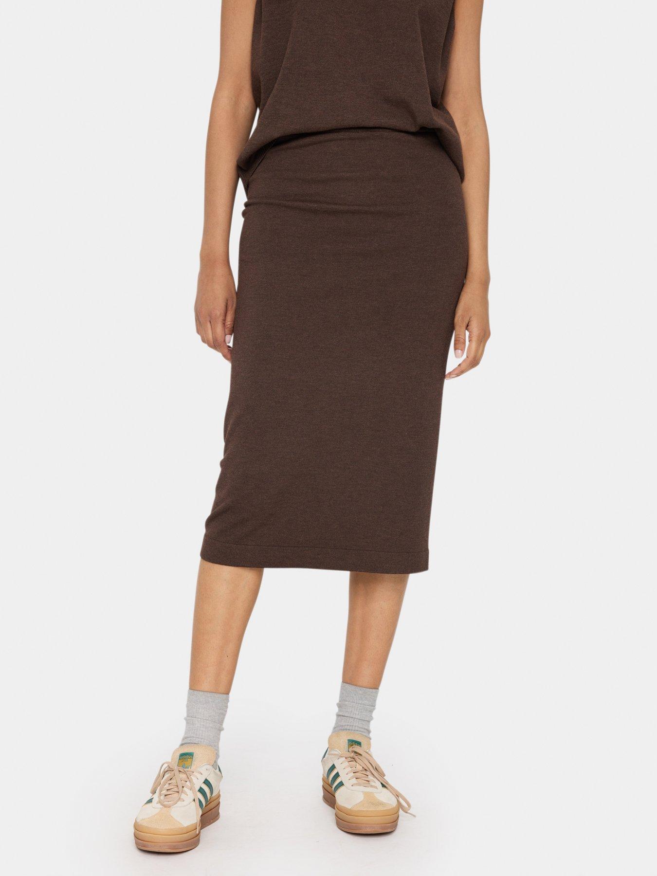 undefined Mila Skirt - Brown