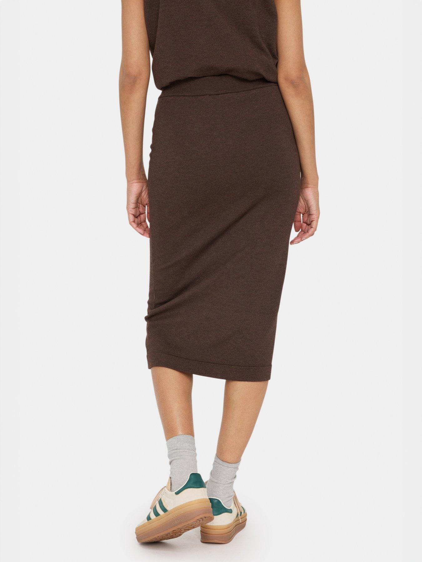  image of saint-tropez-mila-skirt-brown