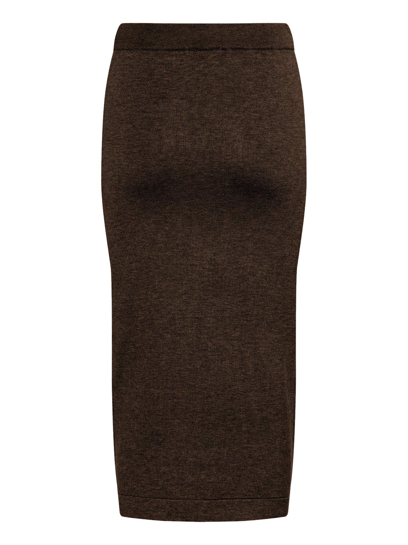  image of saint-tropez-mila-skirt-brown