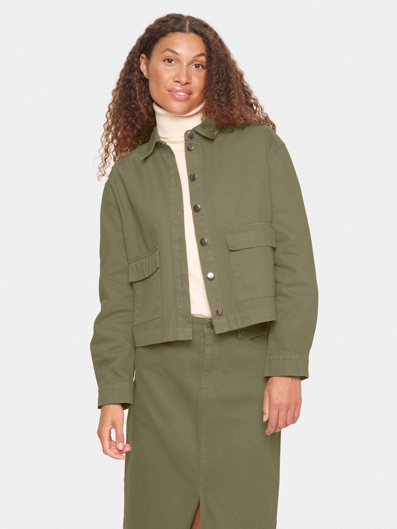 undefined Ilu Denim Jacket - Green