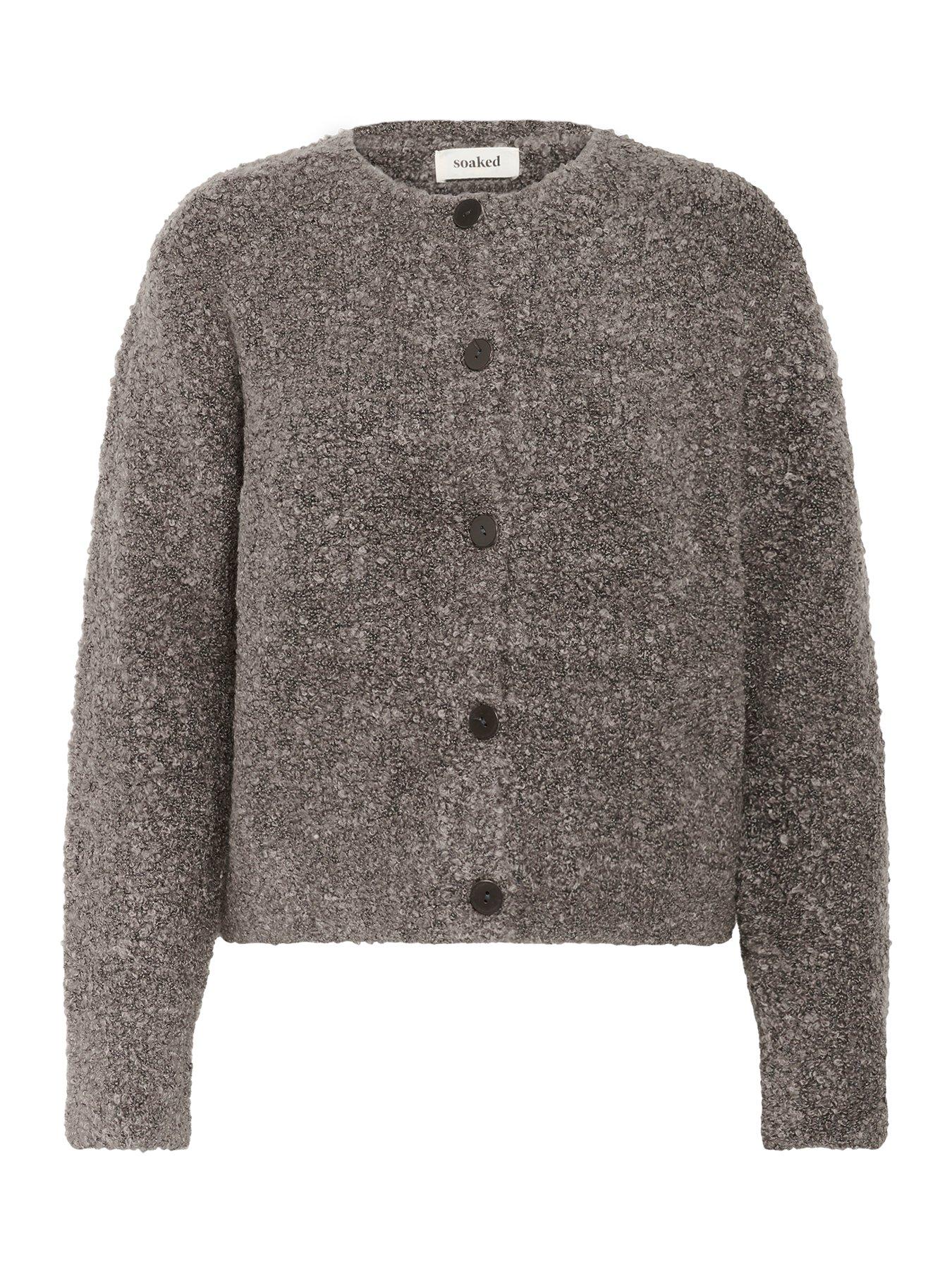  image of soaked-in-luxury-babbette-cardigan-grey