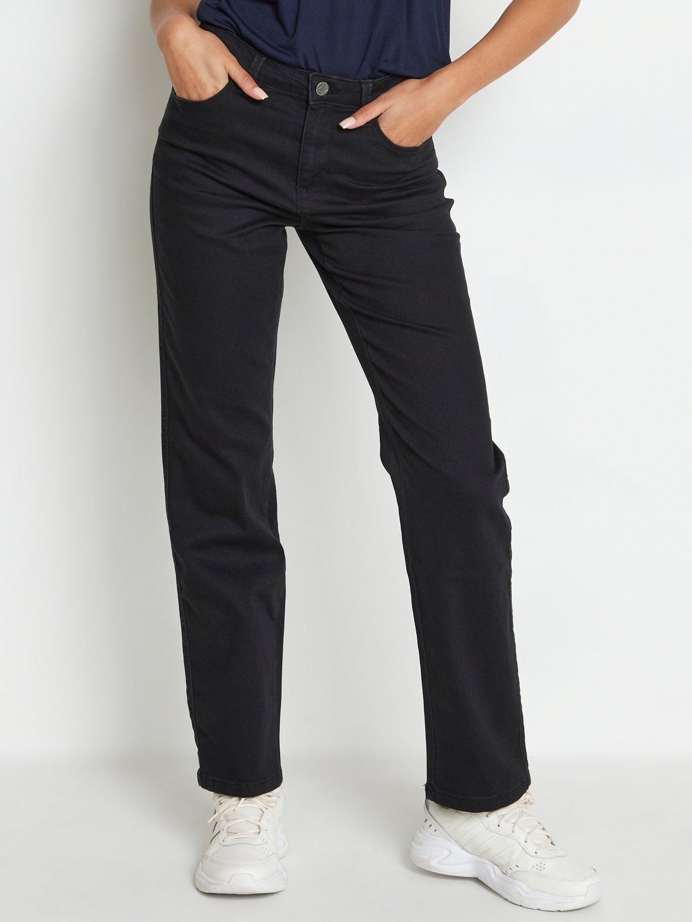 kaffe-vicky-straight-jeans-black