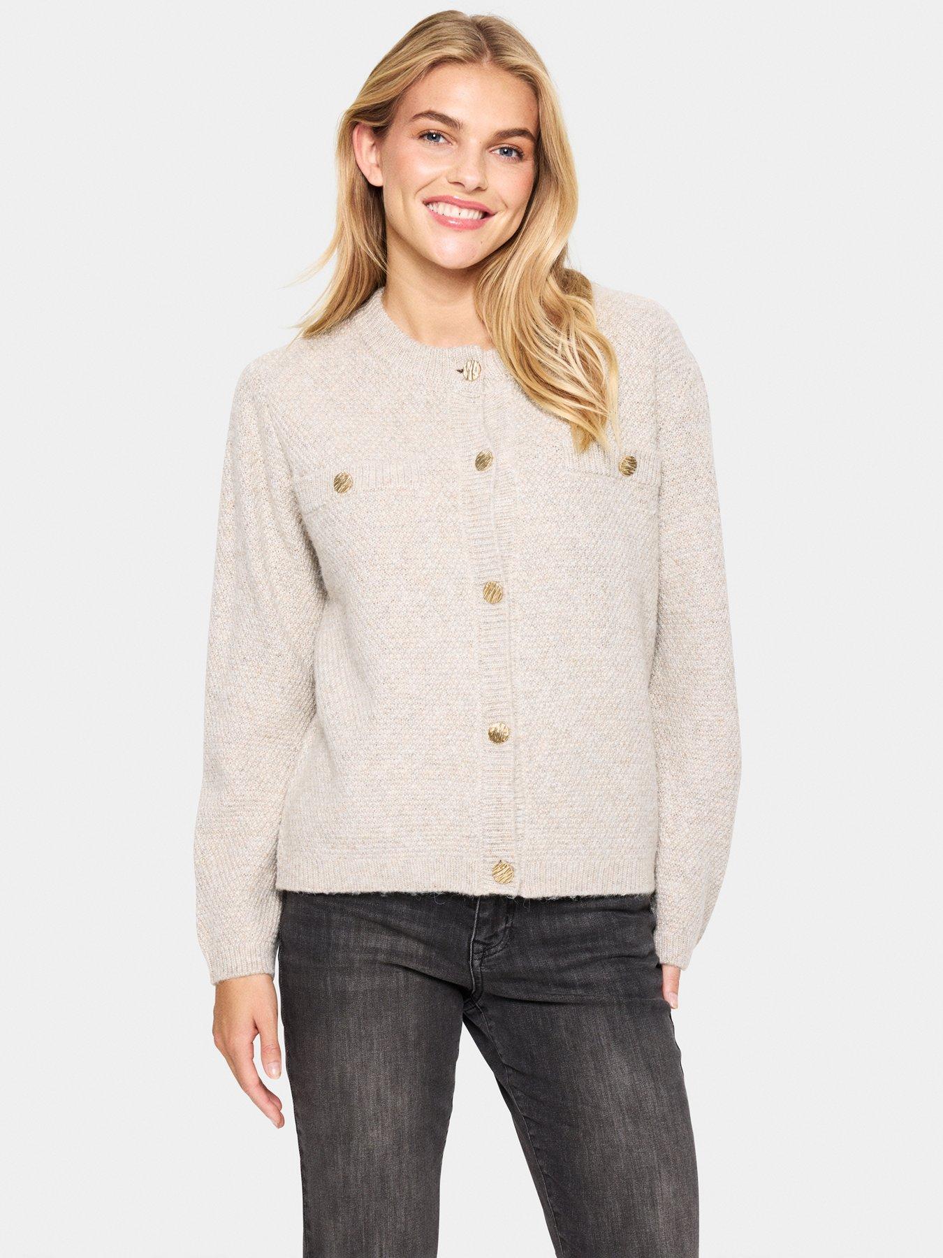  image of saint-tropez-isela-cardigan-white