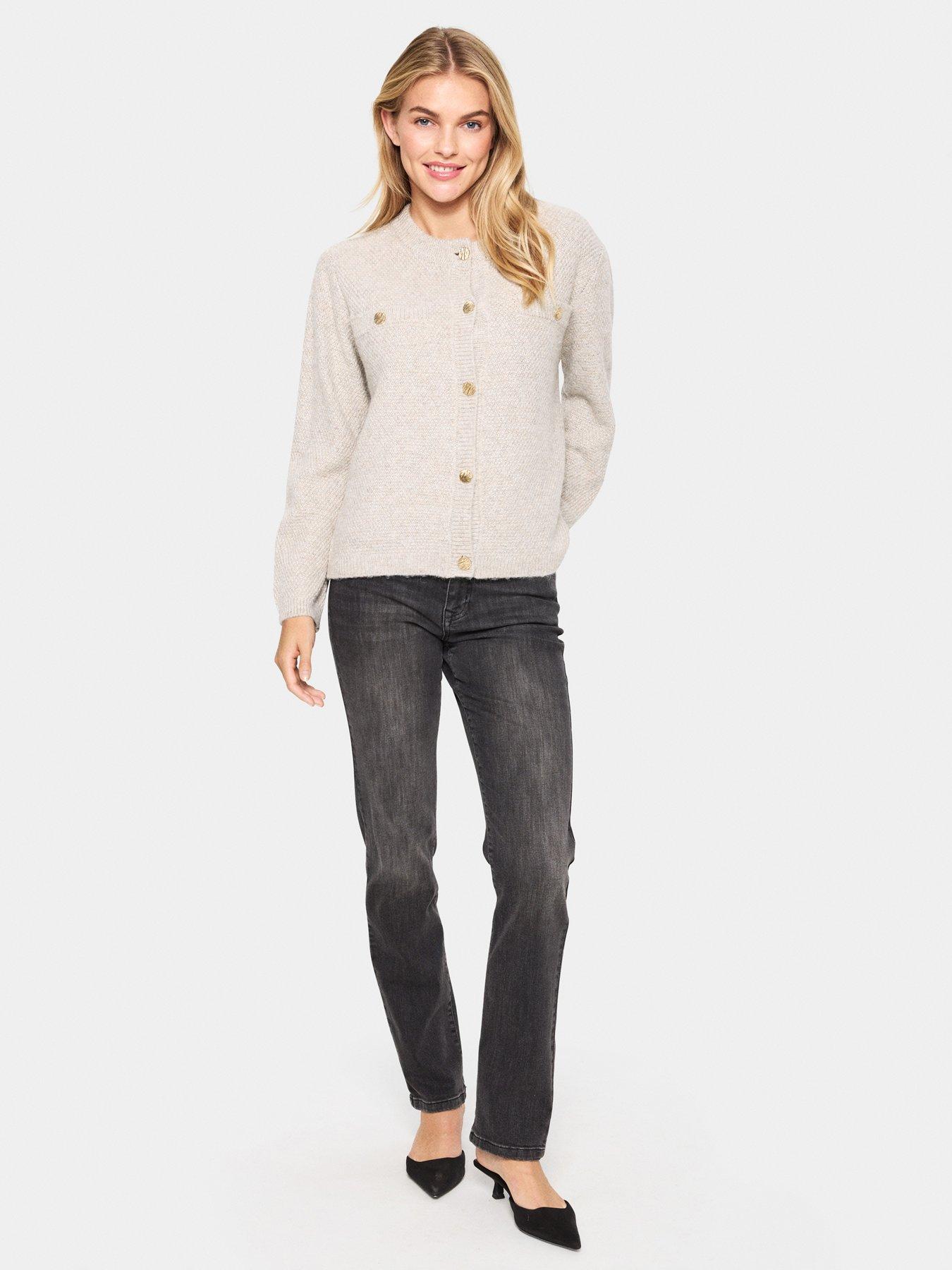  image of saint-tropez-isela-cardigan-white