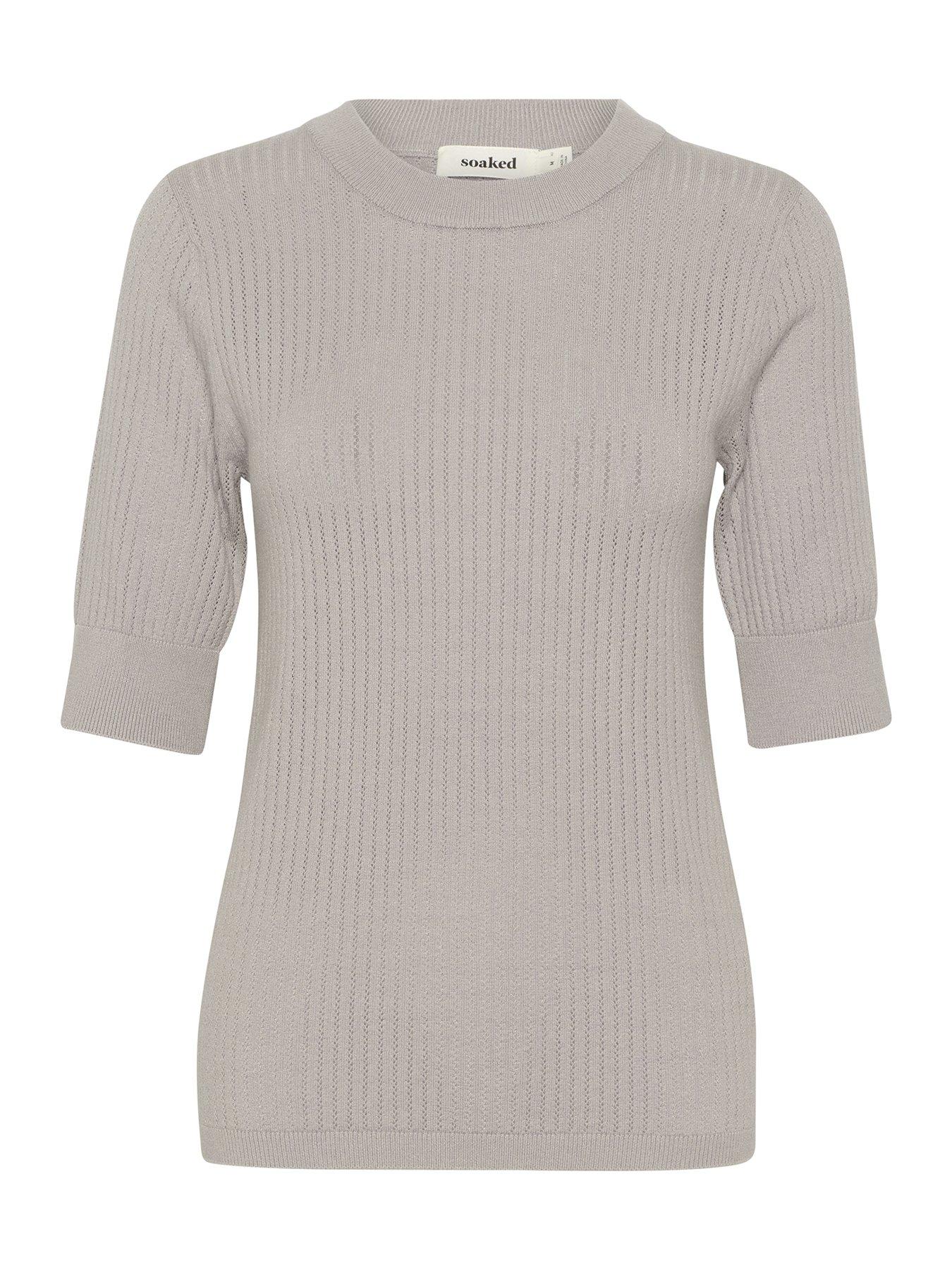  image of soaked-in-luxury-spina-pullover-grey