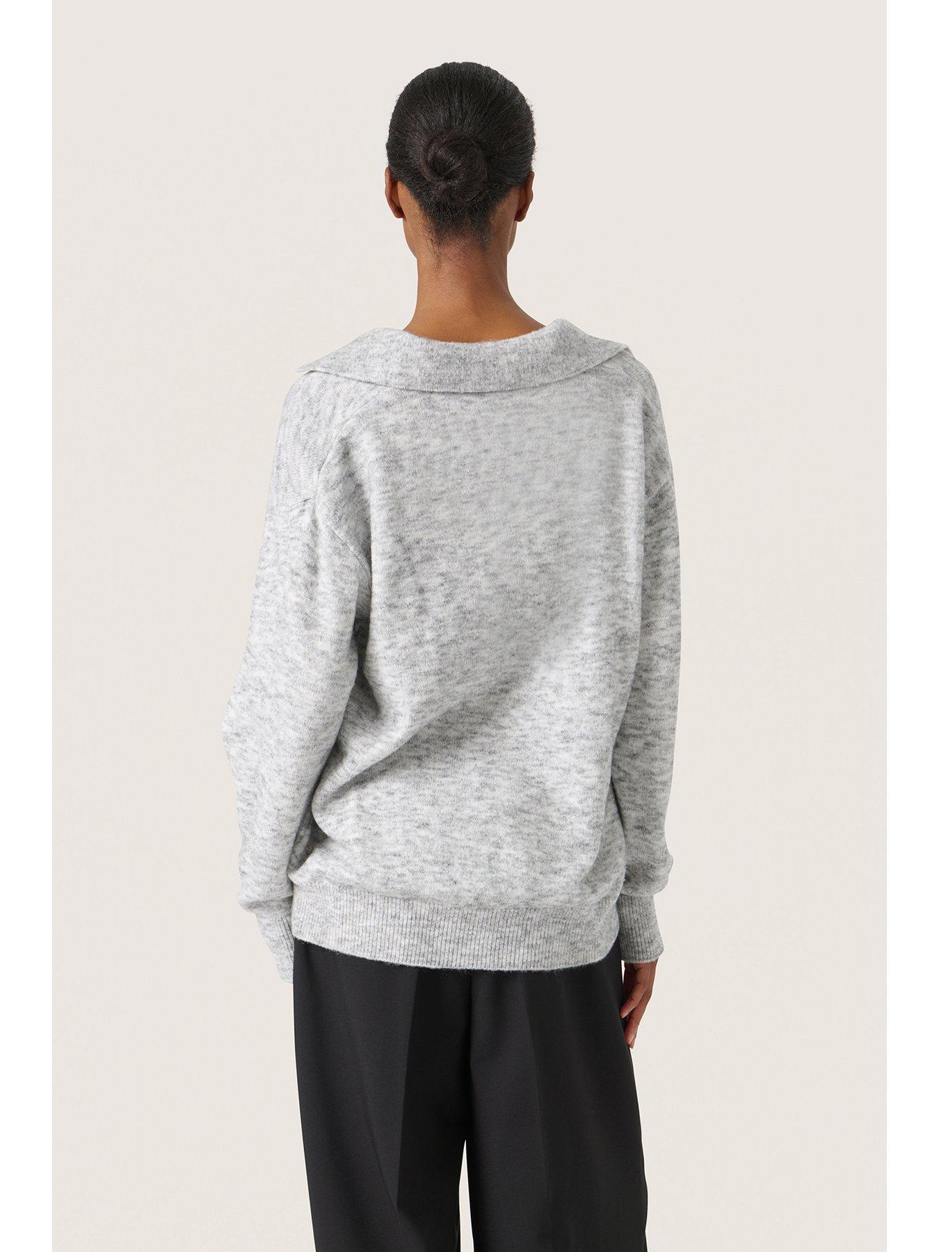  image of soaked-in-luxury-selta-pullover-grey