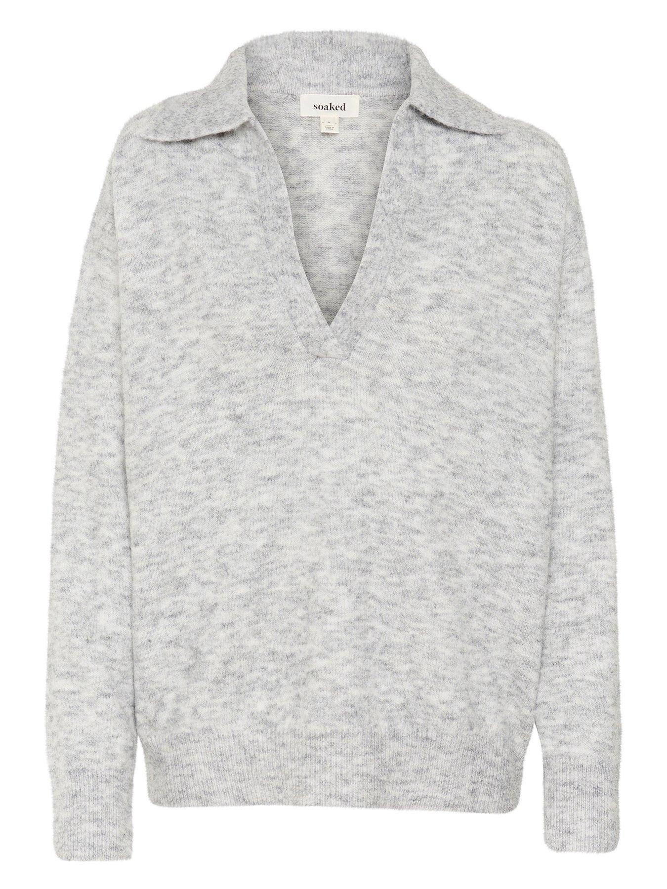  image of soaked-in-luxury-selta-pullover-grey