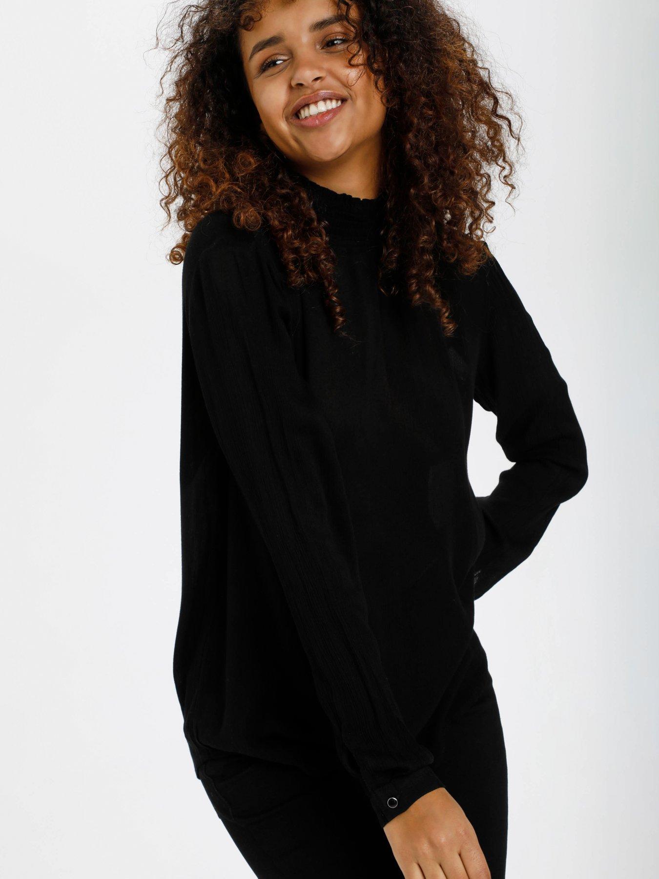 kaffe-trine-blouse-black