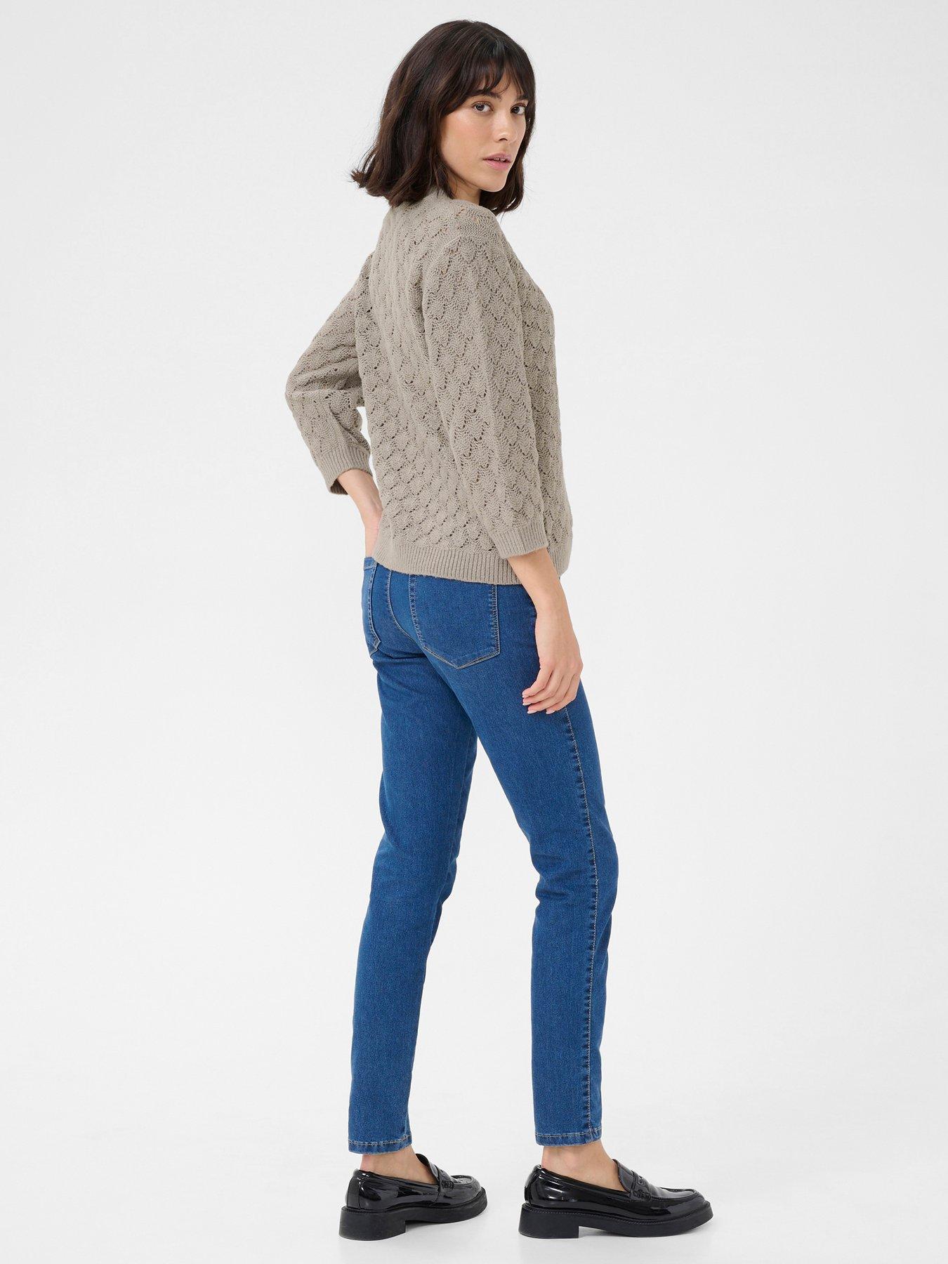  image of kaffe-kani-knit-pullover-grey