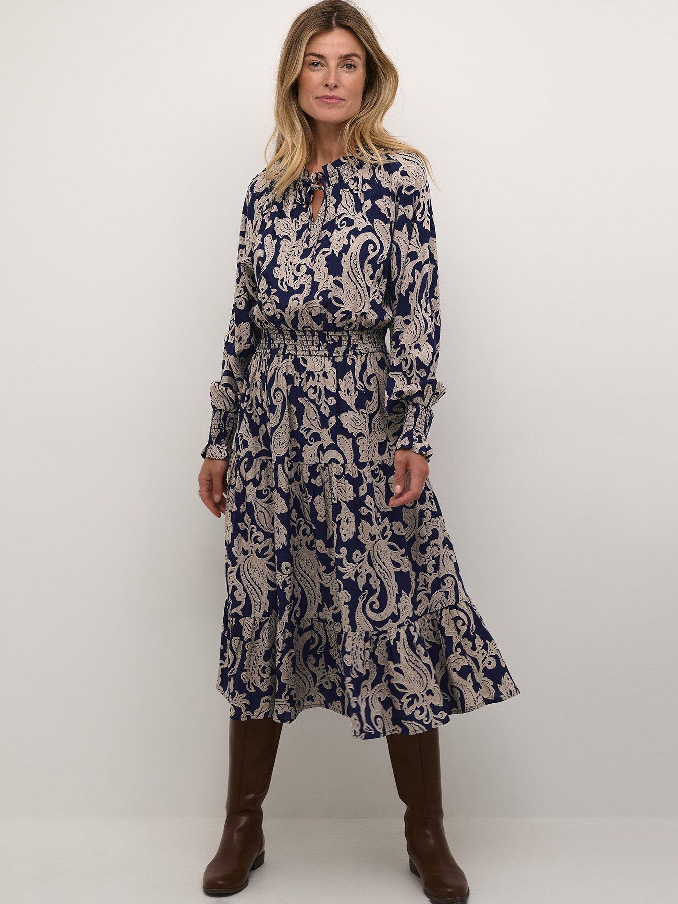 undefined Lucy Long Dress - Multi