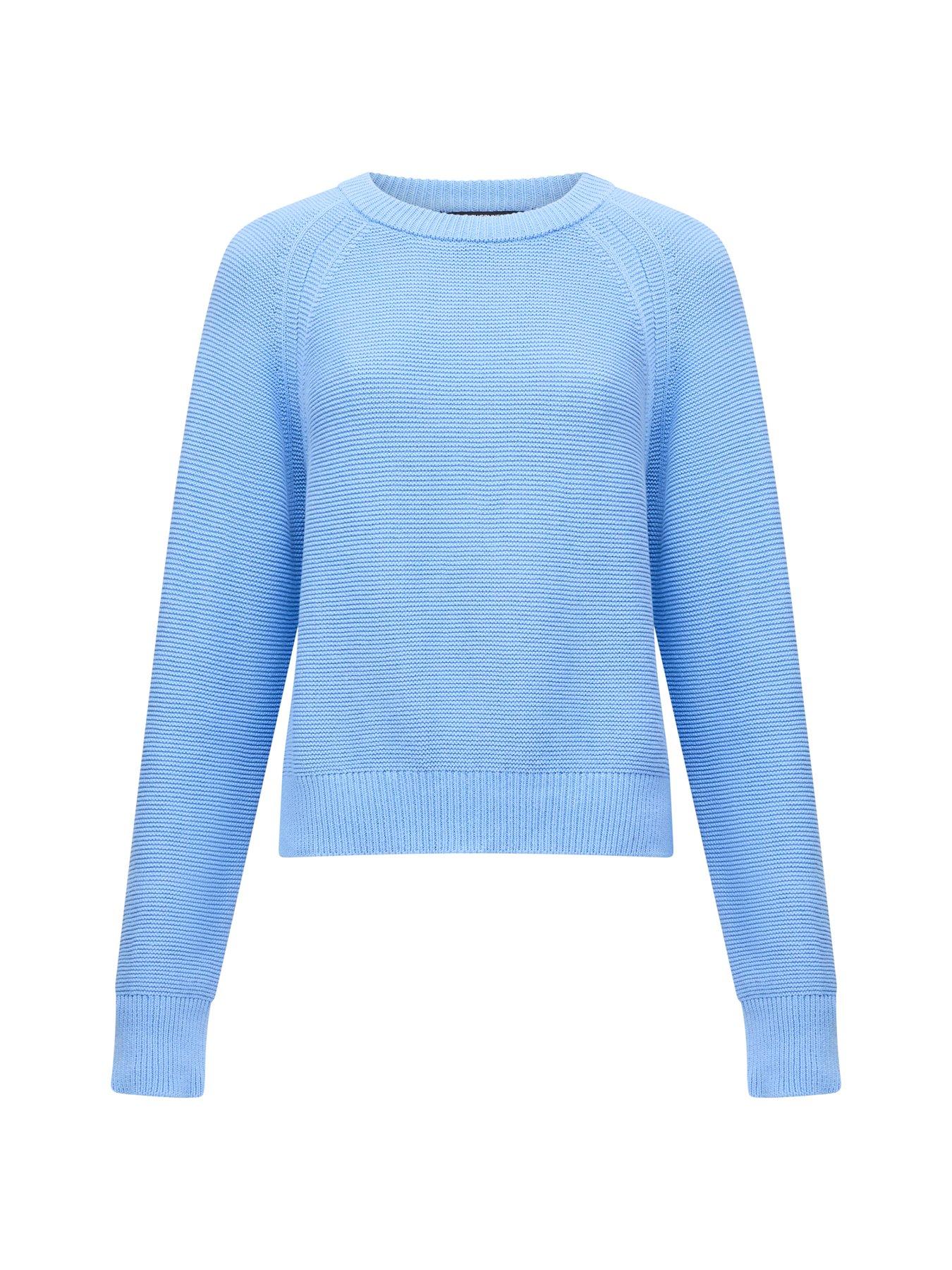  image of french-connection-cotton-mozart-knit-long-sleeve-jumper