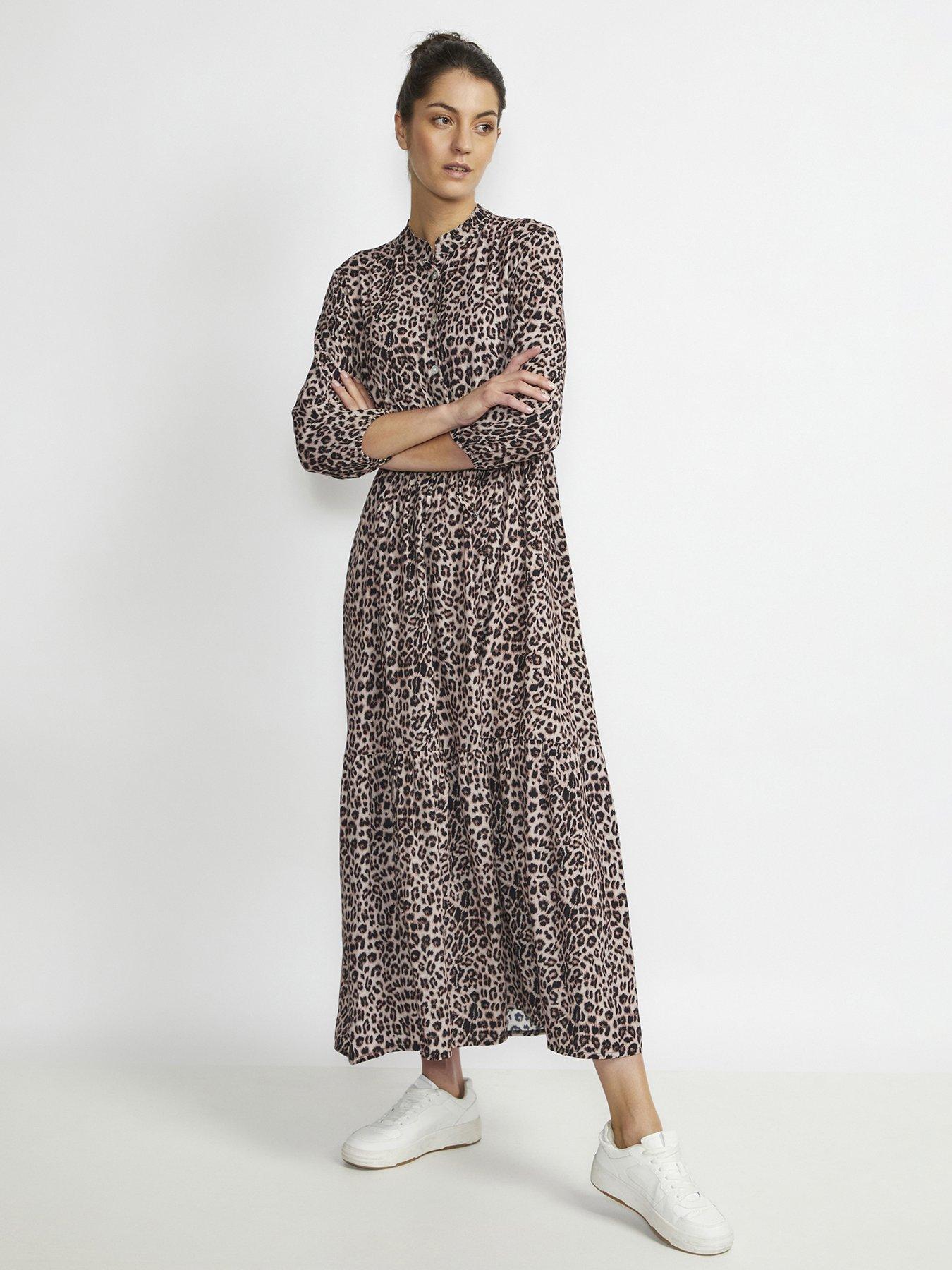 undefined Alora Long Dress - Brown