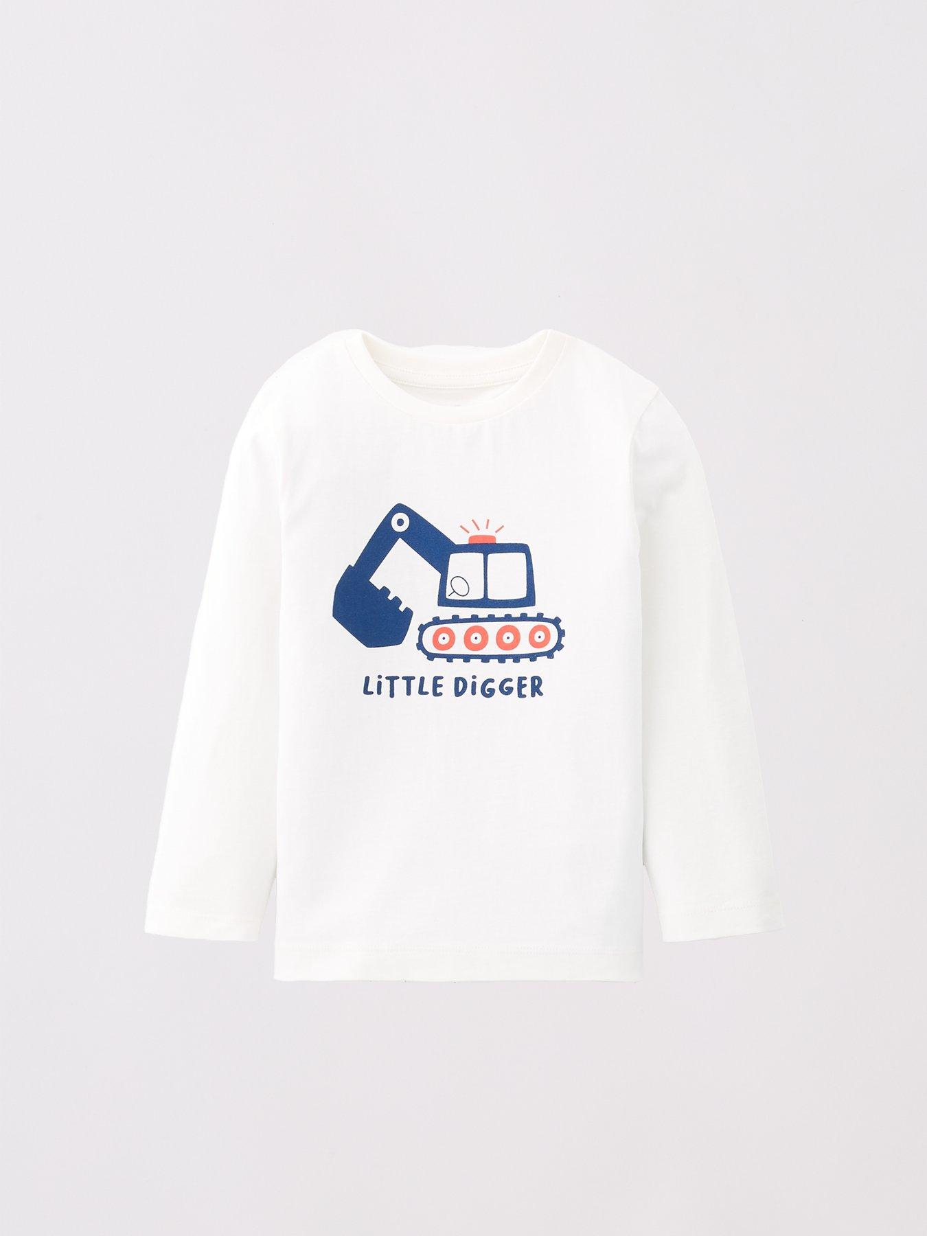 Image 4 of 5 of Mini V by Very 3 Pack 3D Detail Transport Pack T-shirts - Multi