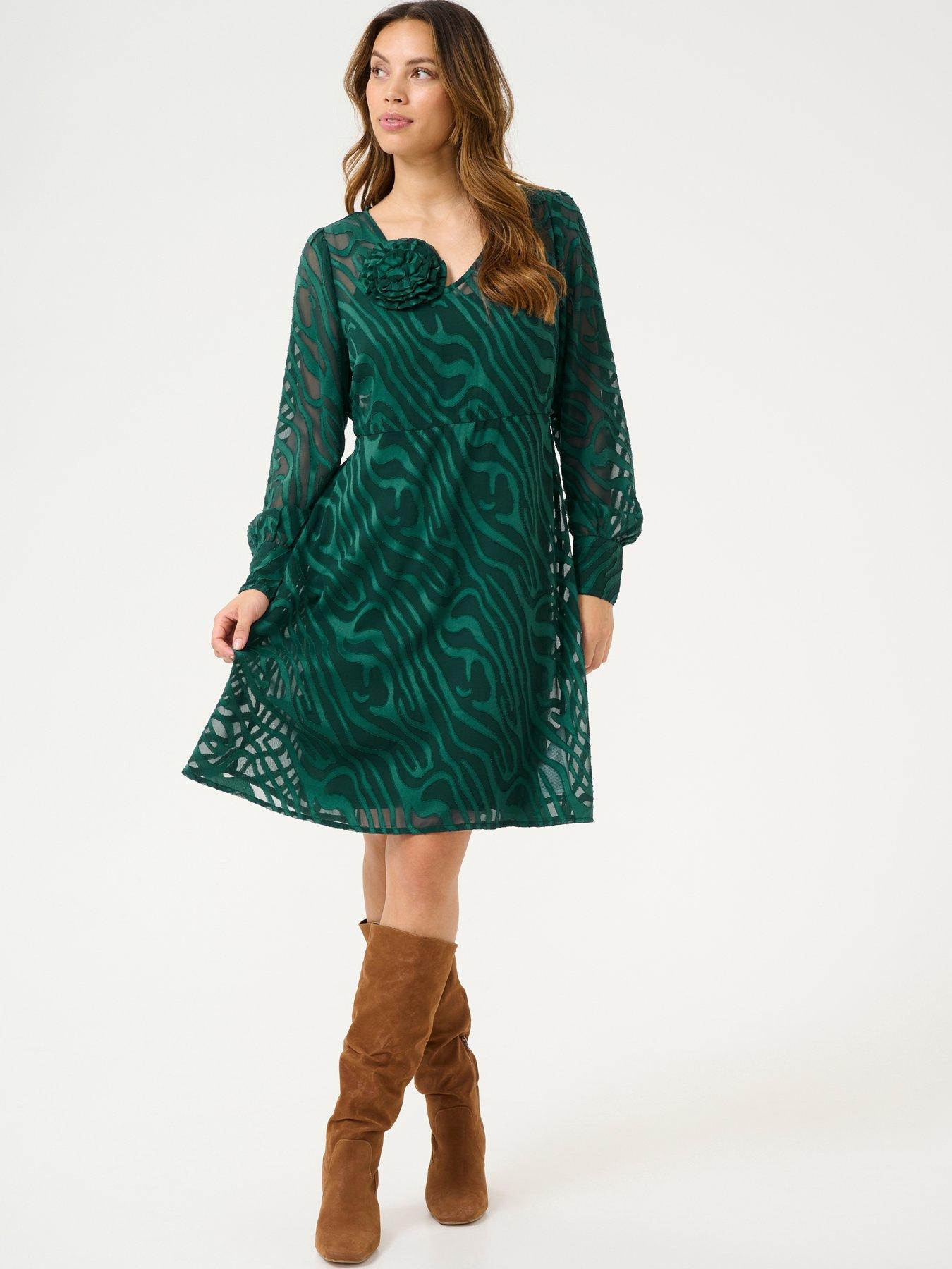 undefined Yana Dress - Green
