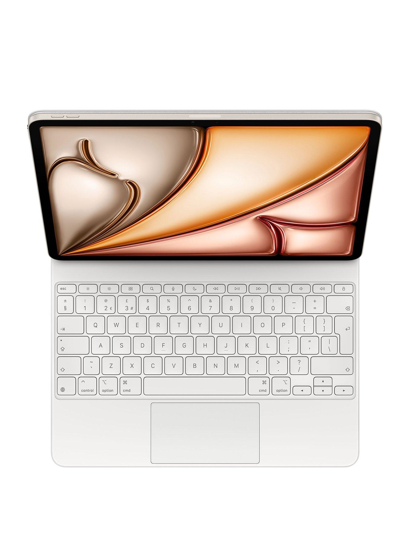  image of apple-magic-keyboard-for-ipadnbspair-13-inch-m3-british-english-white